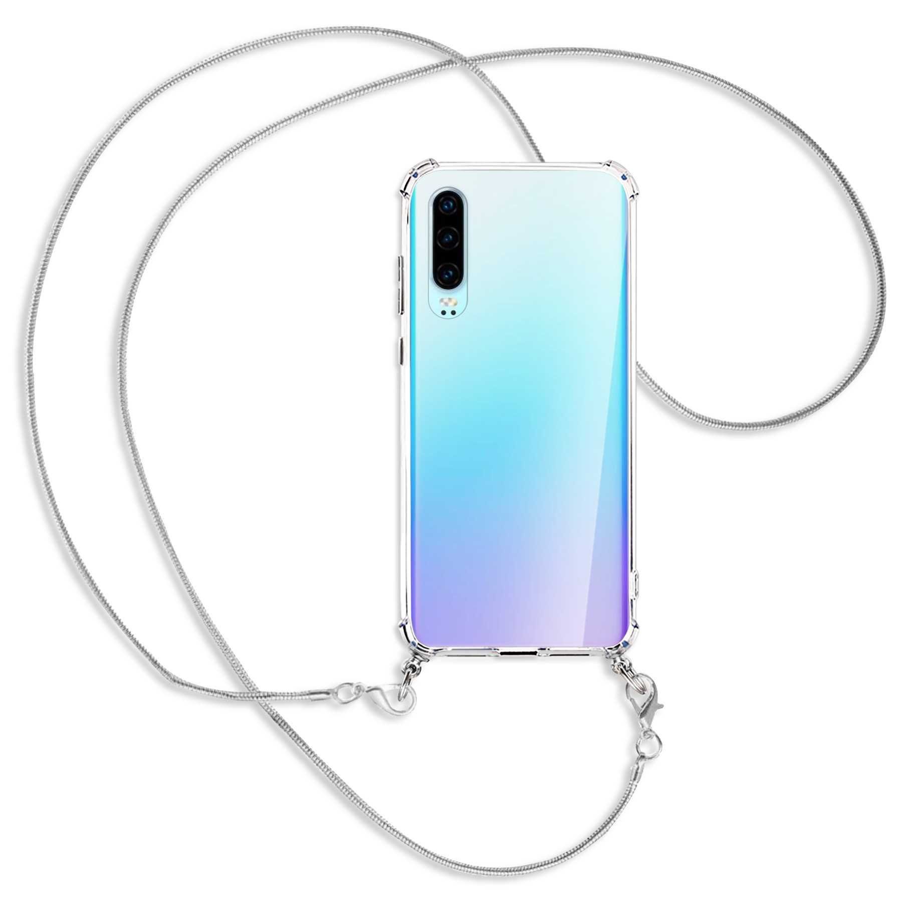 mtb more energy Handykette für Huawei P30 [NC-018-MK], Umhängehülle mit Metallkette [NC-018-MK]