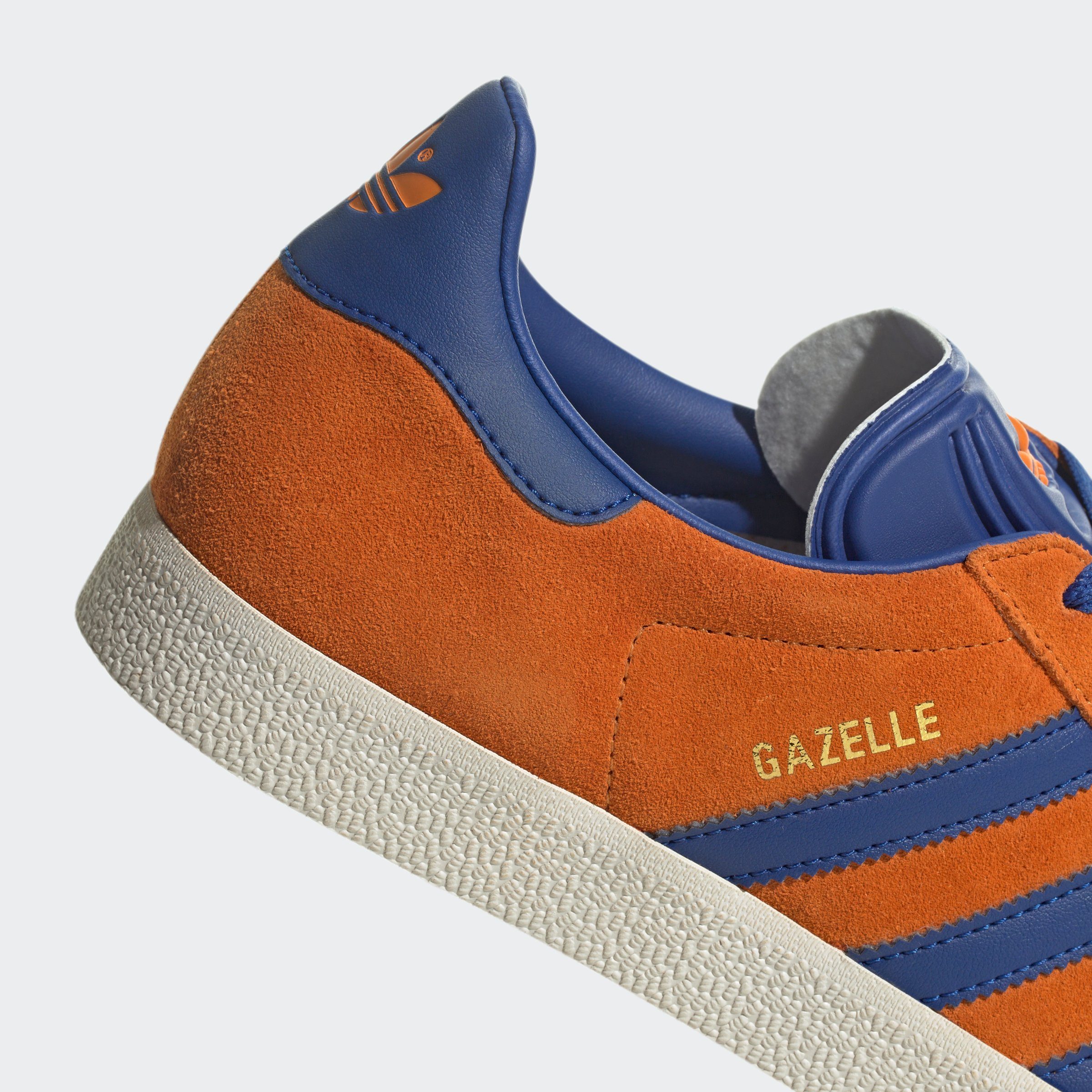 adidas Originals GAZELLE Sneaker Bright Orange / White Blue Chalk Royal 