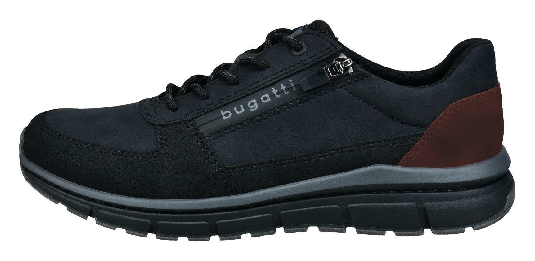 bugatti Sneaker Schnürschuh, Halbschuh, Freizeitschuh mit Profilsohle