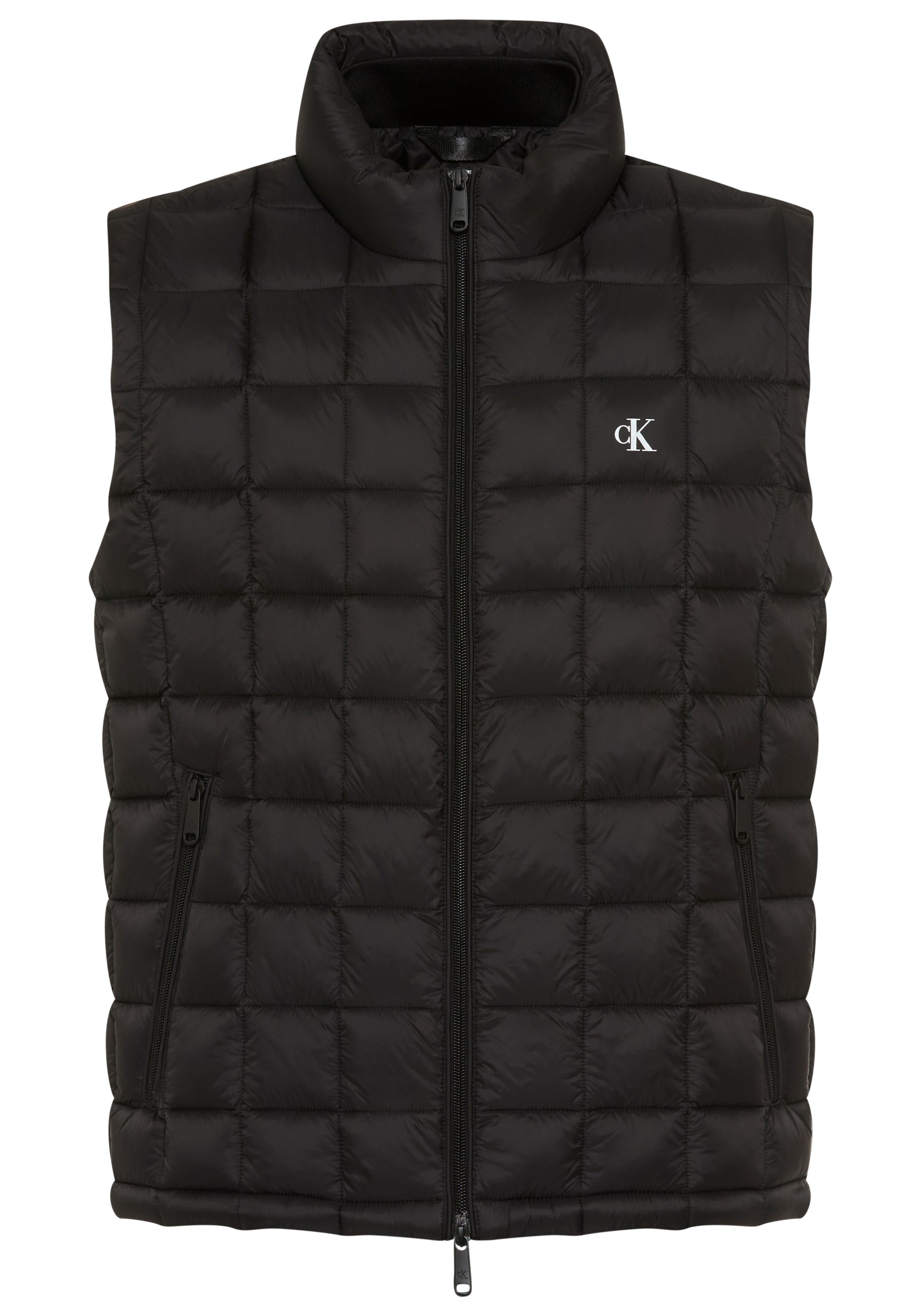 Calvin Klein Jeans Steppjacke Stehkragen, 2-Wege-Zipper, modische Steppung