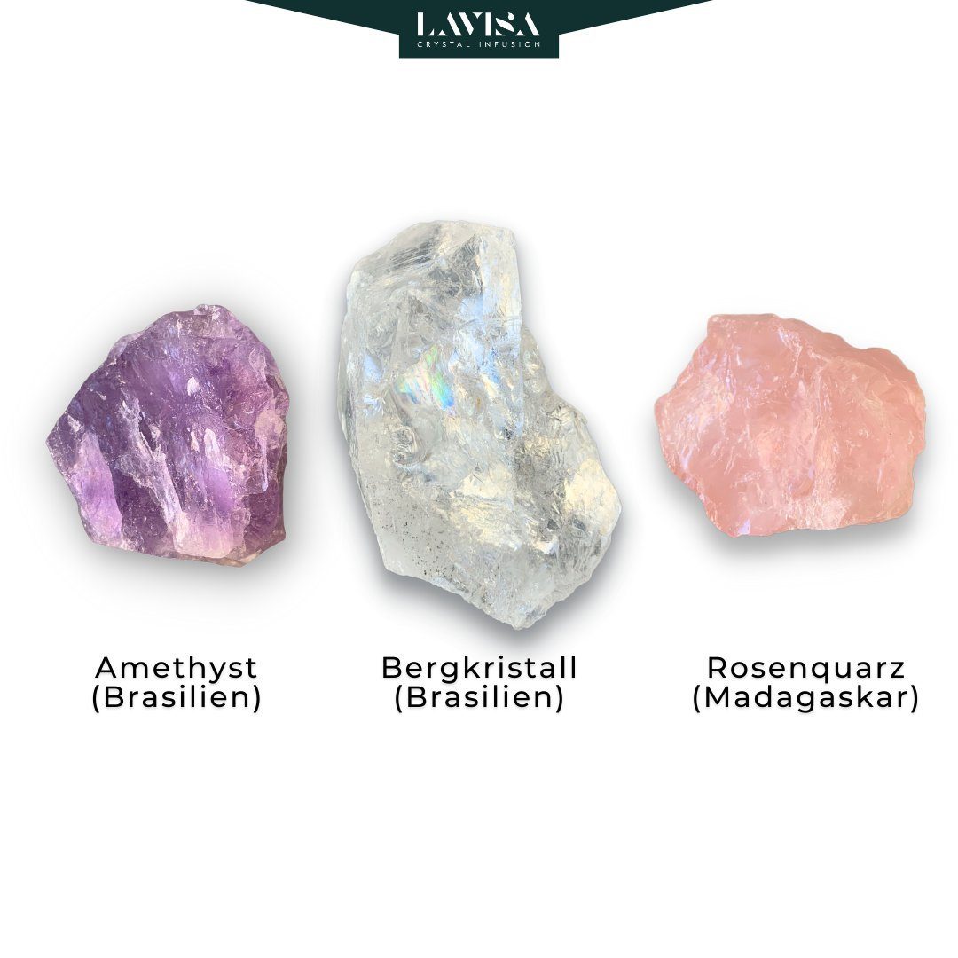 Mineralien echte Dekosteine, Harmonie & Natursteine LAVISA Kristalle, Edelsteine, Liebe Edelstein