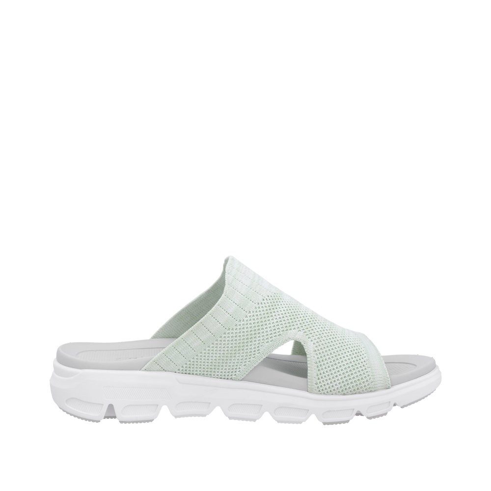 Rieker Pantolette Sommerschuh, Hausschuh, Schlappen, Keilabsatz, günstig online kaufen