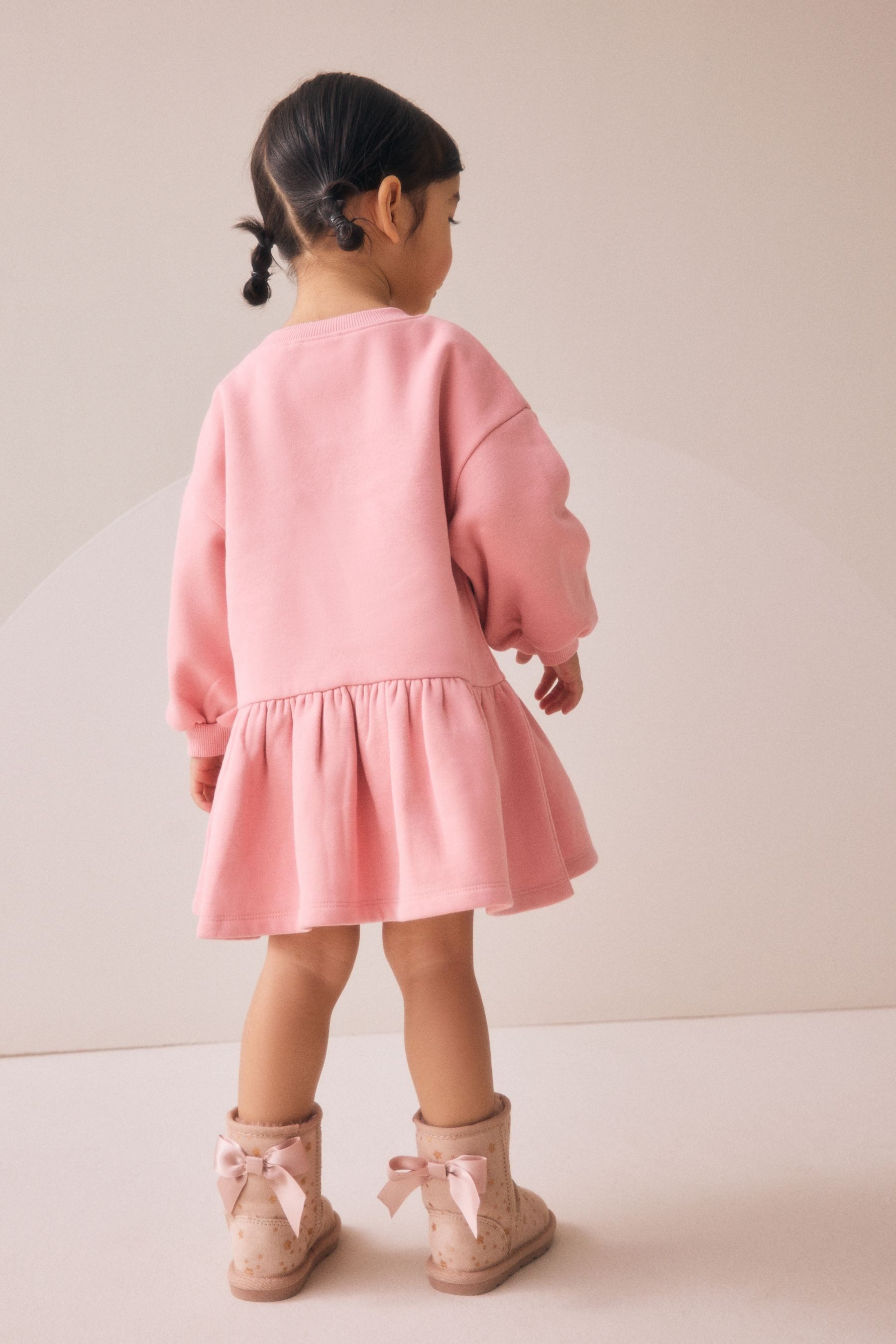Next Sweatkleid Sweatshirtkleid mit niedriger Taille günstig online kaufen