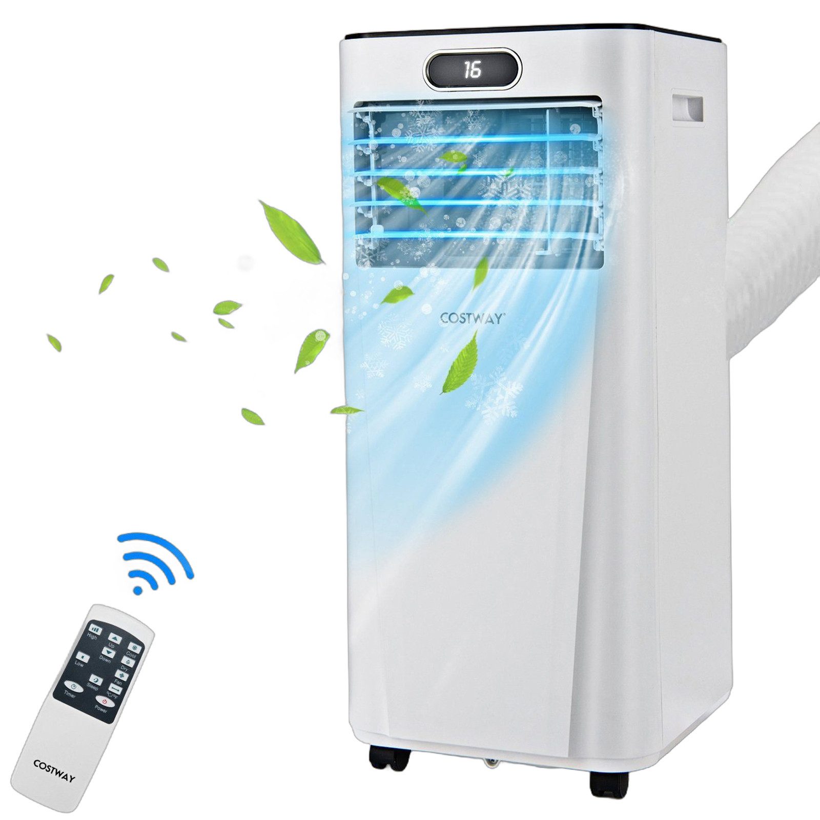 COSTWAY 3-in-1-Klimagerät, 7000BTU/2,1kW, für Räume bis günstig online kaufen