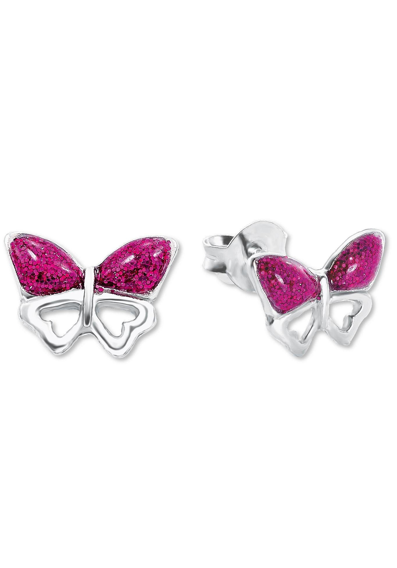 Amor Amor Paar Ohrstecker Schmetterling