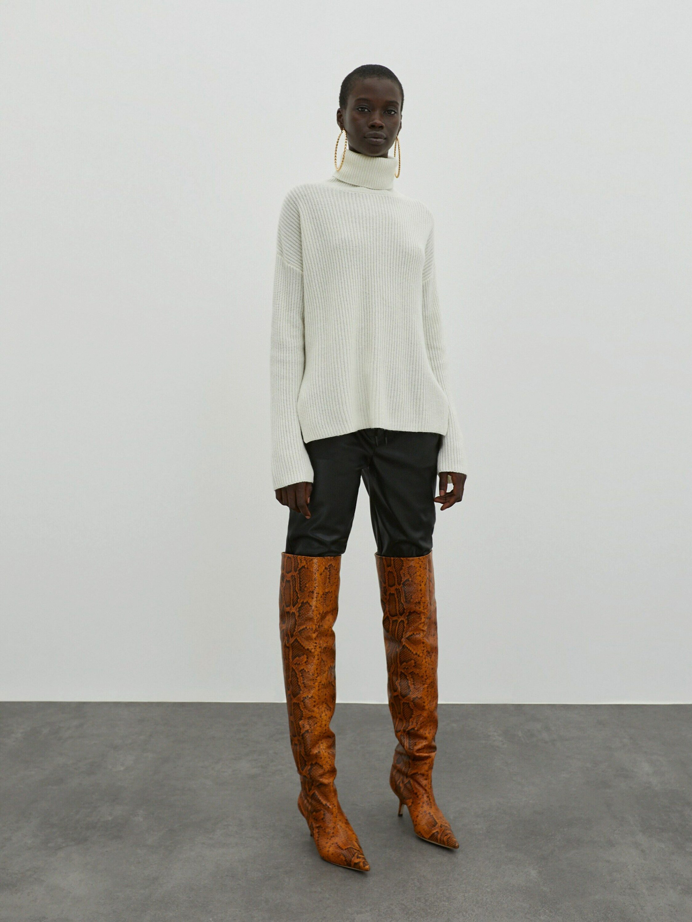 EDITED Strickpullover Allegra (1-tlg) Plain/ohne Details