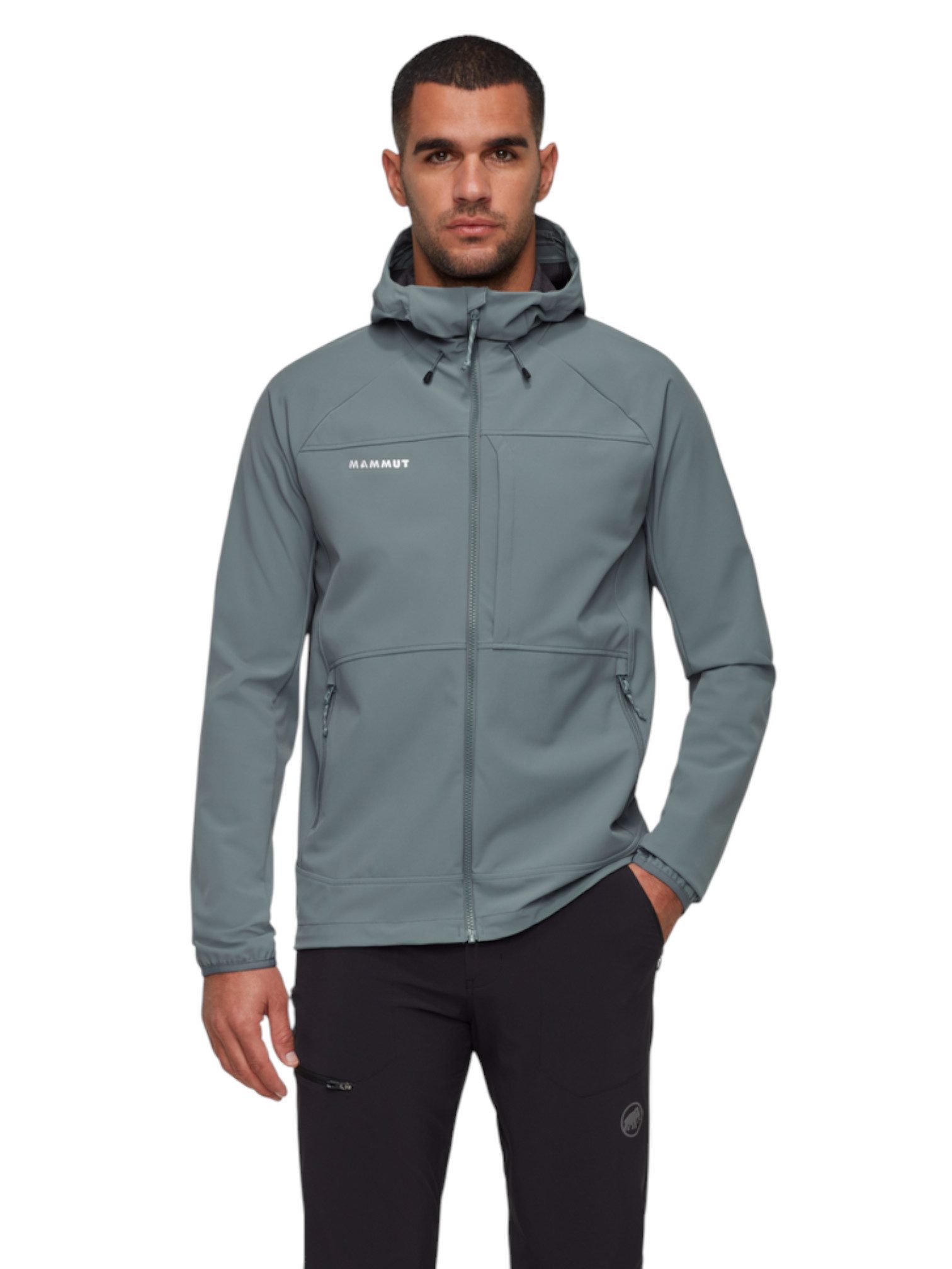 Mammut Softshelljacke Softshell-Wanderjacke Ultimate Comfort SO Hooded (4‑Wege-Stretch)