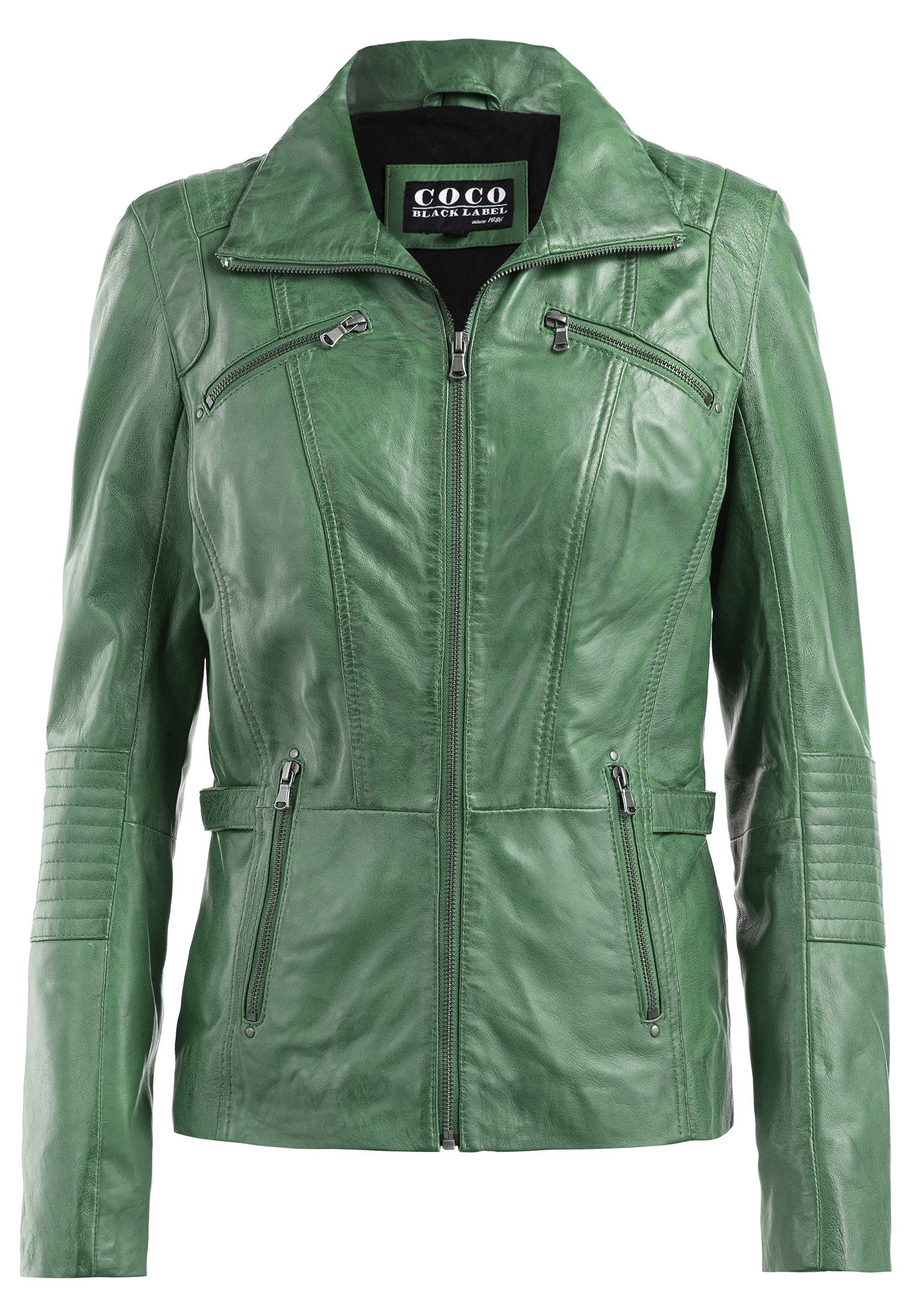 CBL Lederjacke MQ-44910 mit stehkragen günstig online kaufen