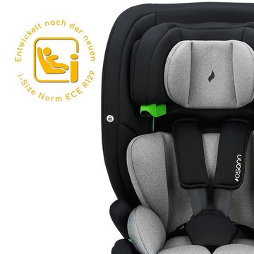 Osann Autokindersitz Flux Plus i-Size, ab: 15 Monate, bis: 12 Jahre, Kindersitz ohne Isofix für Kinder von 76-150 cm