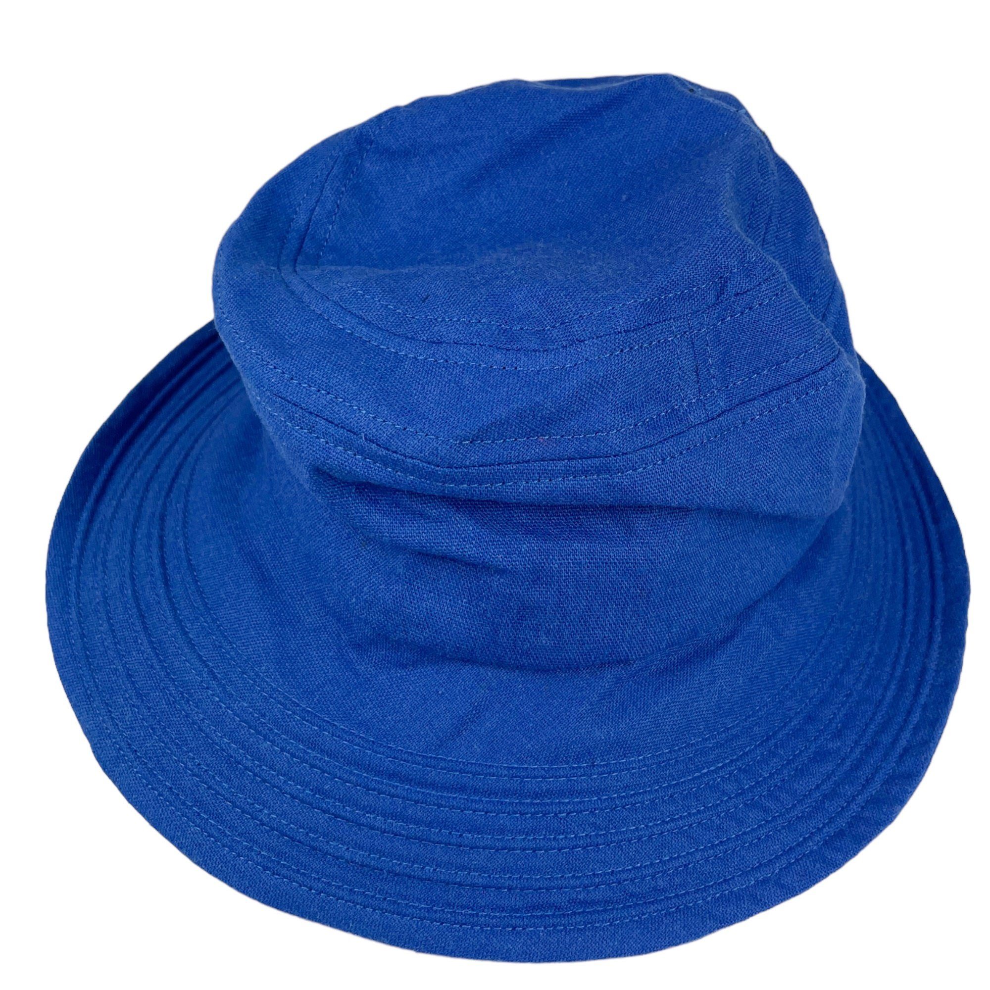 Taschen4life Sonnenhut Leinen Hut Größenverstellbar, unisex, Fischerhut