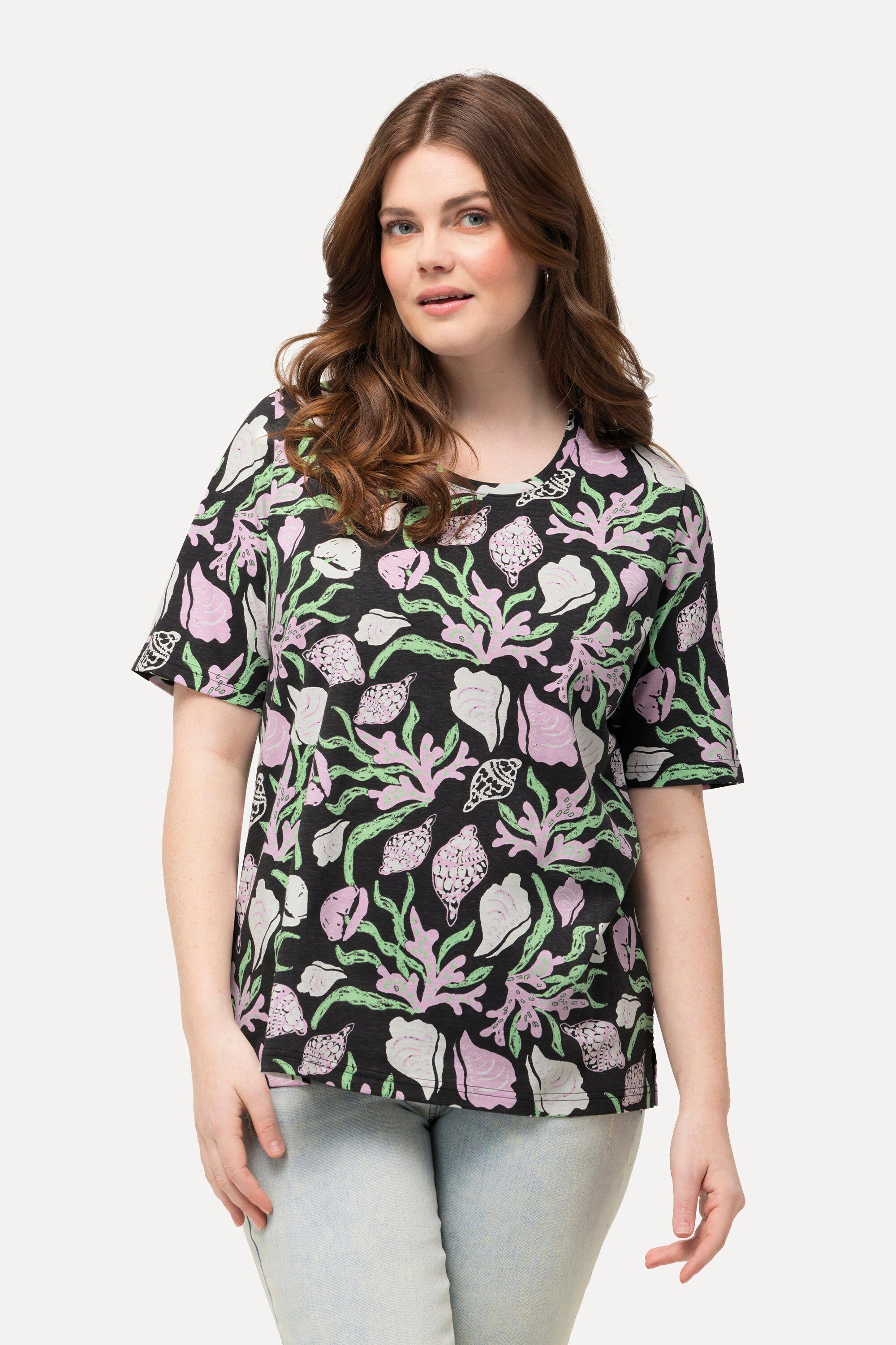 Ulla Popken T-Shirt T-Shirt Meeresmotive Classic günstig online kaufen