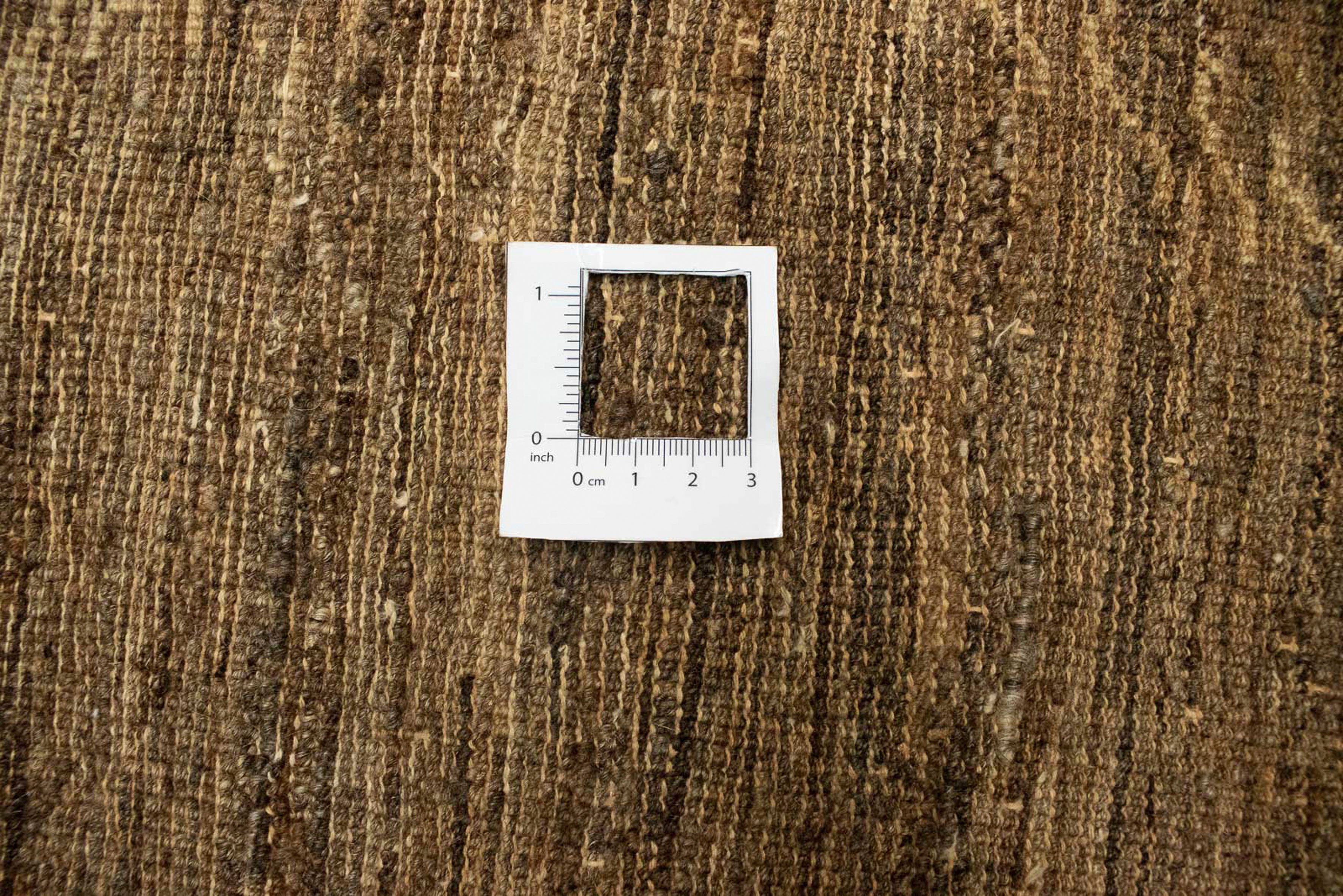 Indus Wohnzimmer, - braun, 18 Handgeknüpft, - cm 137 Höhe: - Zertifikat Wollteppich Einzelstück rechteckig, x mm, morgenland, mit Gabbeh 205