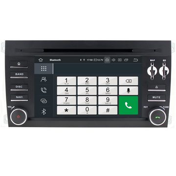 TAFFIO Für Porsche Cayenne 9PA BOSE 7" Touch Android Autoradio GPS CarPlay Einbau-Navigationsgerät