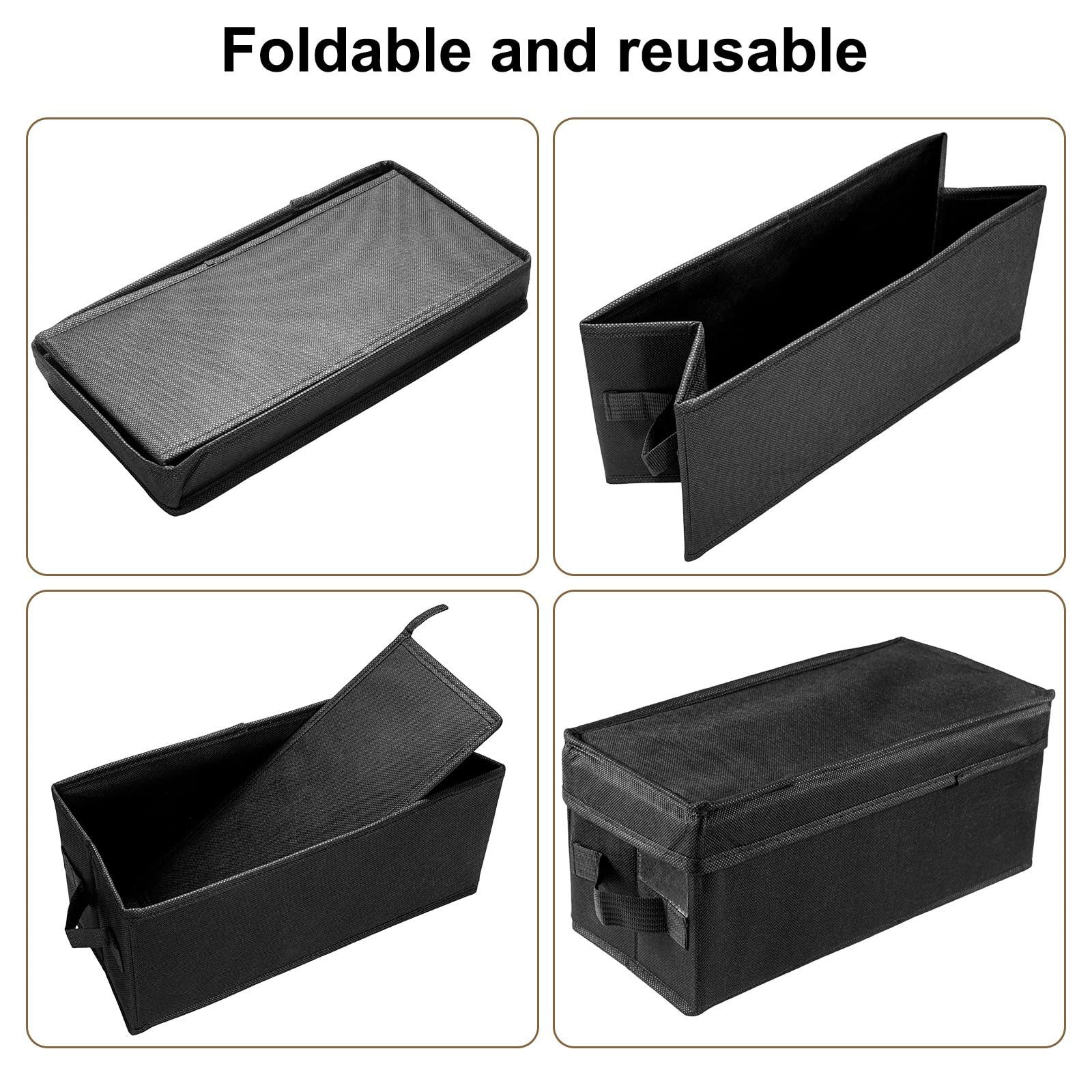Youyijia Aufbewahrungsbox CD Aufbewahrungsbox 4er Set Sets.35x16x15.5cm Platz für 30 komplette
