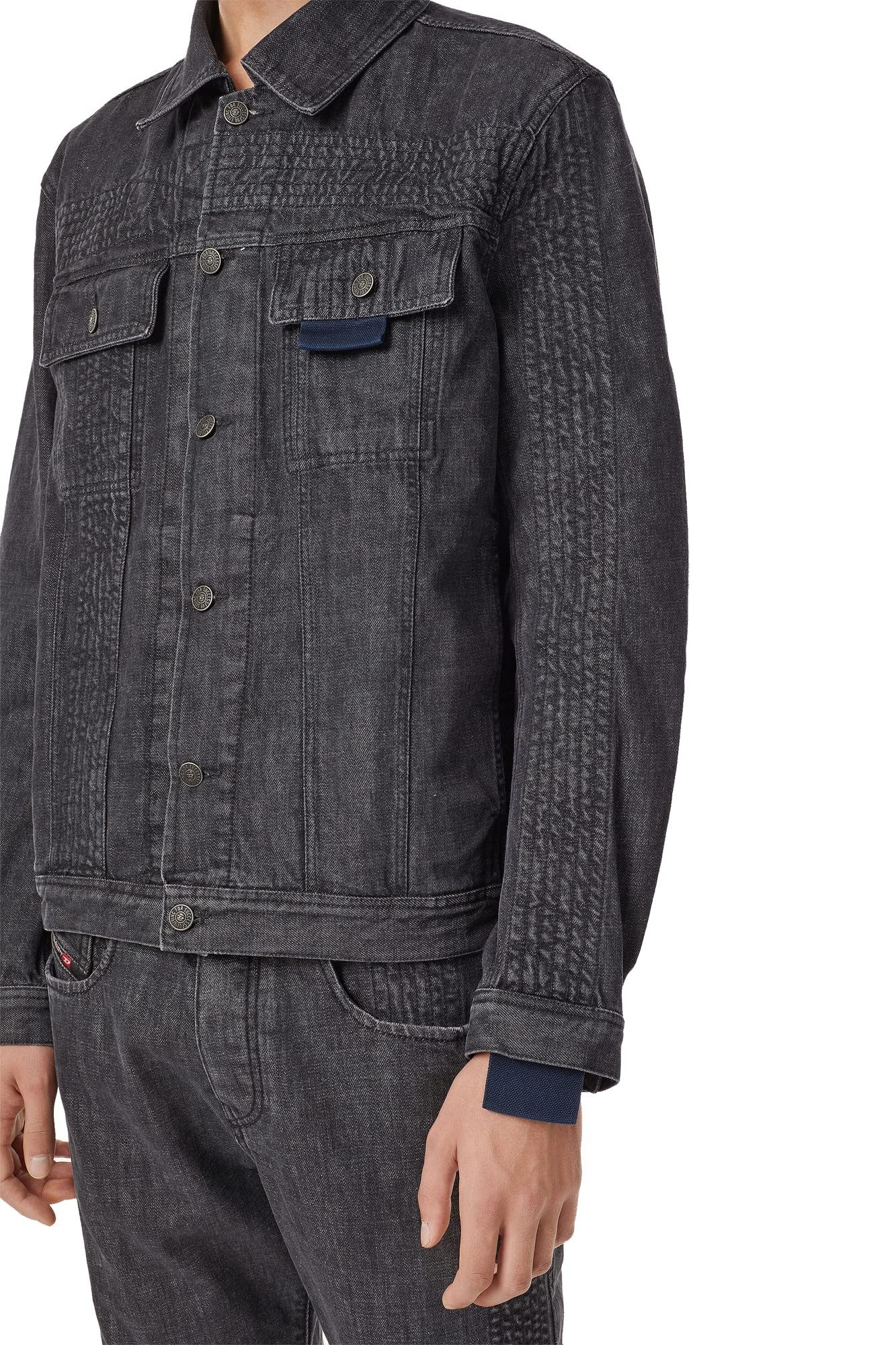 Diesel Jeansjacke Diesel NHILL-C1-SP1 GIACCA Herren Jacke Jeansjacke