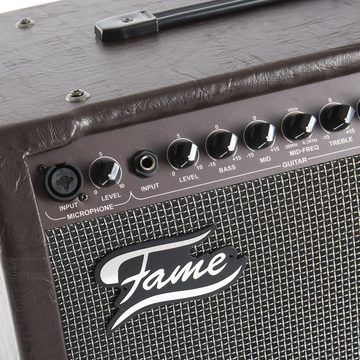 FAME Verstärker (AE-30, Akustikgitarren Verstärker, Singer-Songwriter)
