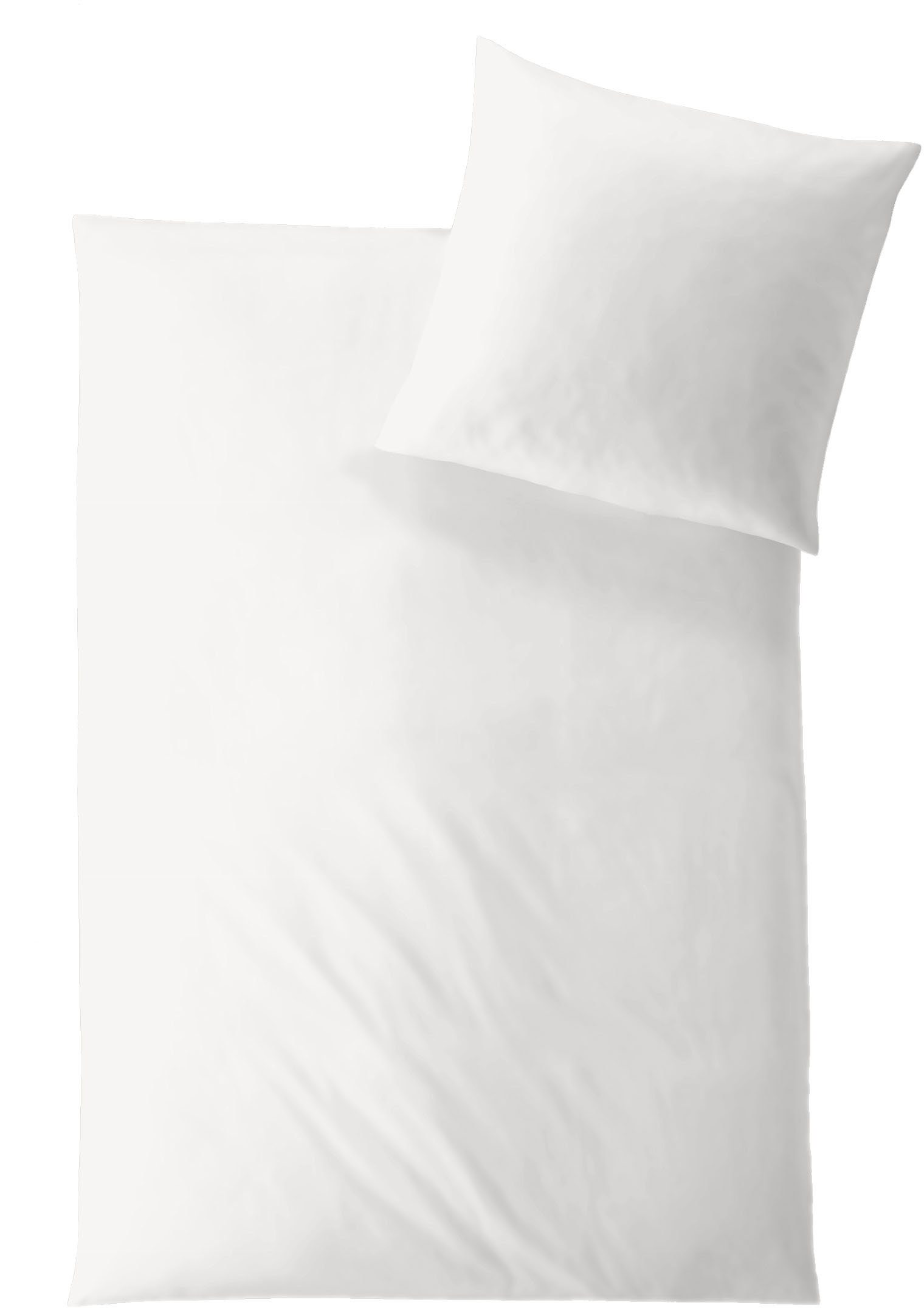 Hefel Bettwäsche Classic Uni in Gr. 135x200 oder 155x220 cm, Lyocell, Bettwäsche aus TENCEL™, unifarbene Bettwäsche mit Reißverschluss