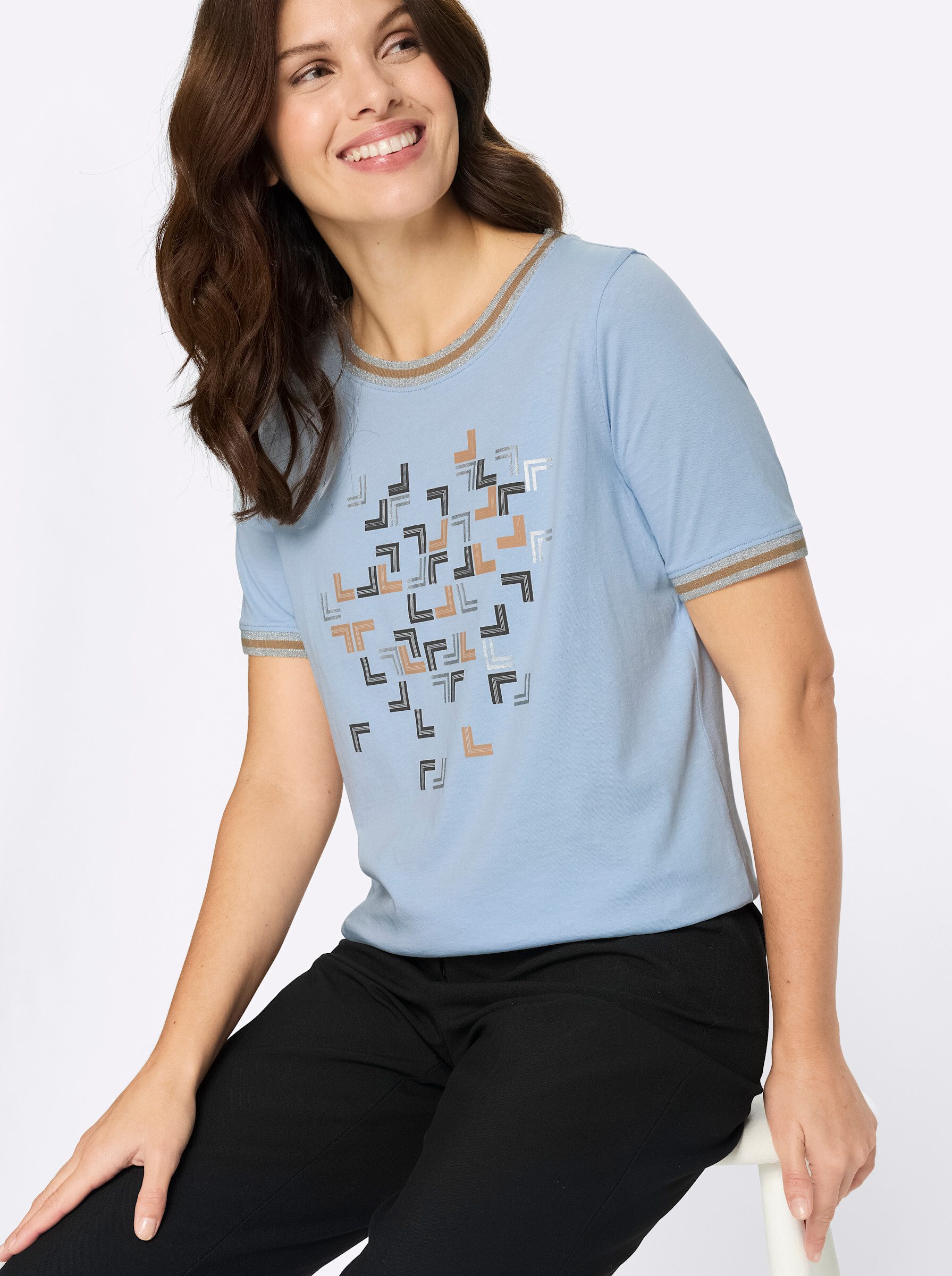 Sieh an! T-Shirt Kurzarm-Shirt Kurzarm – Bild 5 von 5
