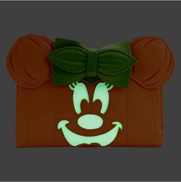Loungefly Geldbörse Loungefly Minnie Mouse Glow in the Dark Pumpkin Flap Wallet (1-tlg)