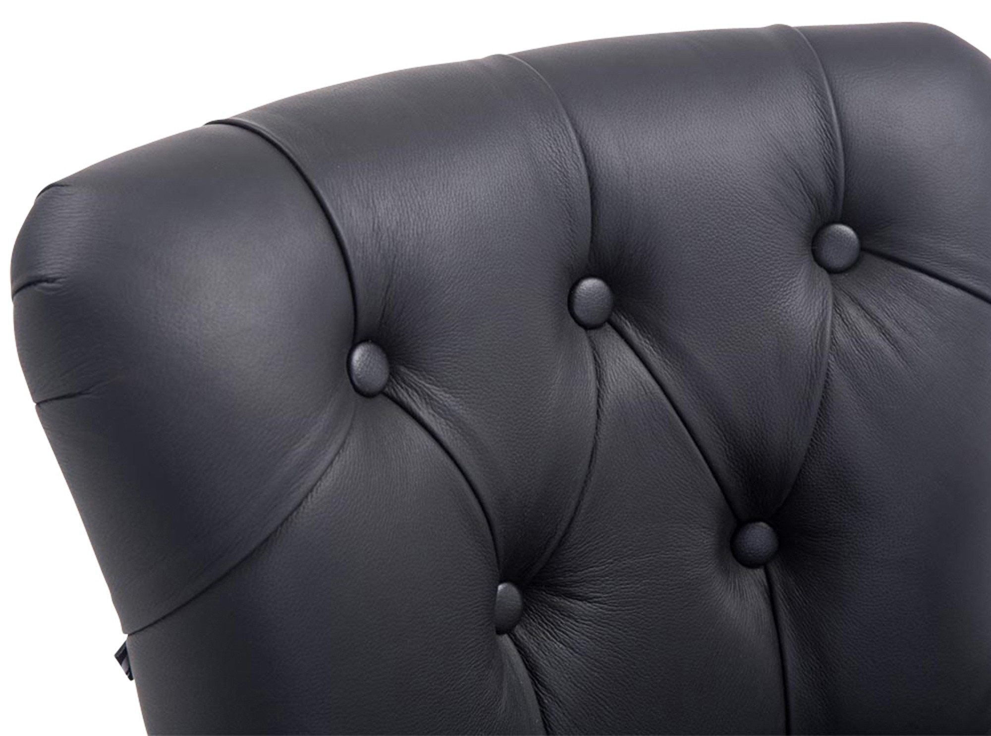 CLP Barhocker Lakewood Echtleder, gepolstert antik dunkel