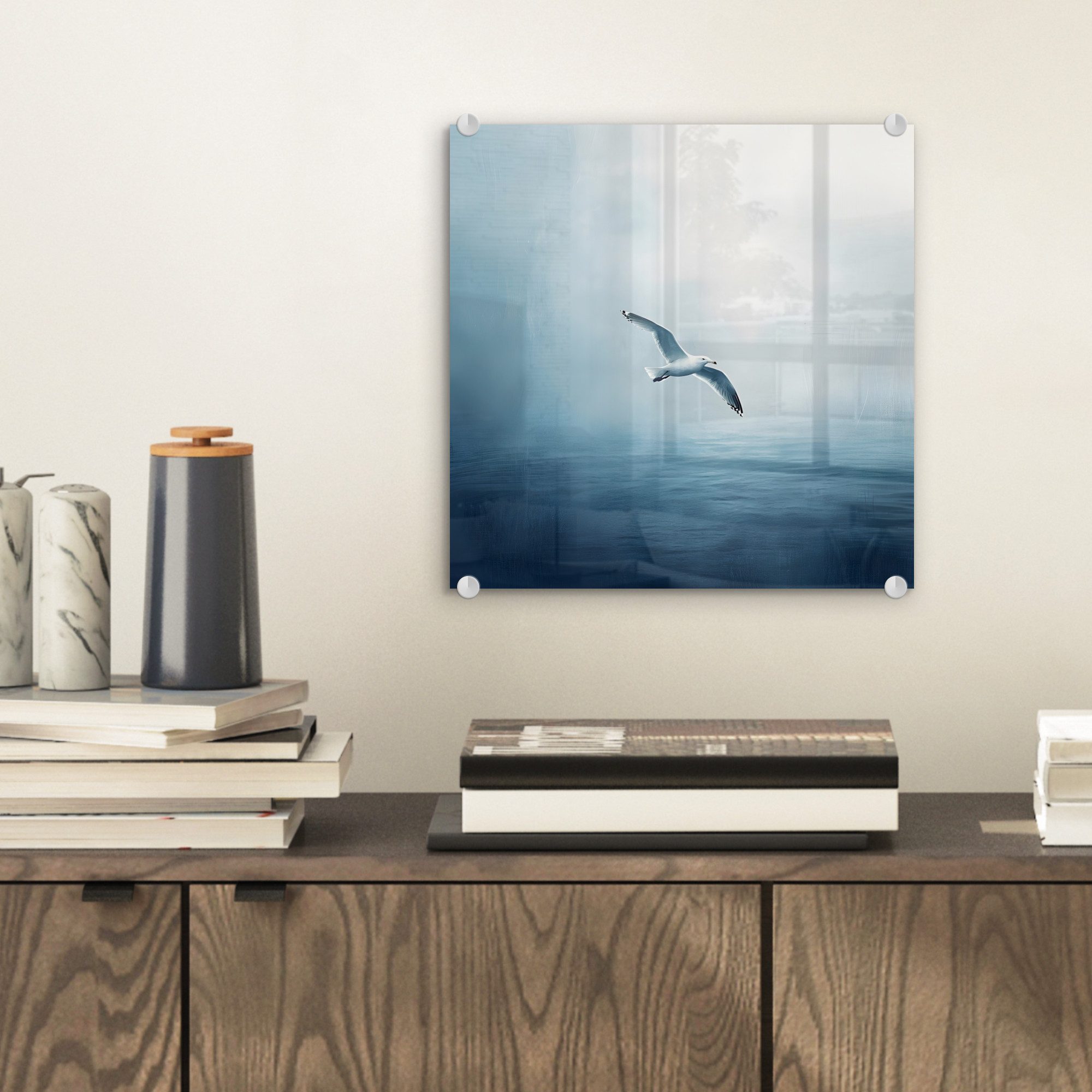 MuchoWow Acrylglasbild Möwe - Weiß - günstig online kaufen