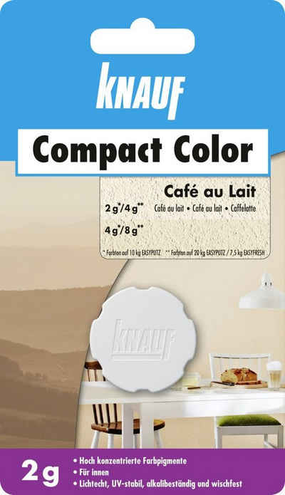 KNAUF Gips-Kalk-Putz Knauf Farbpigment Compact Color 2 g Cafe au lait