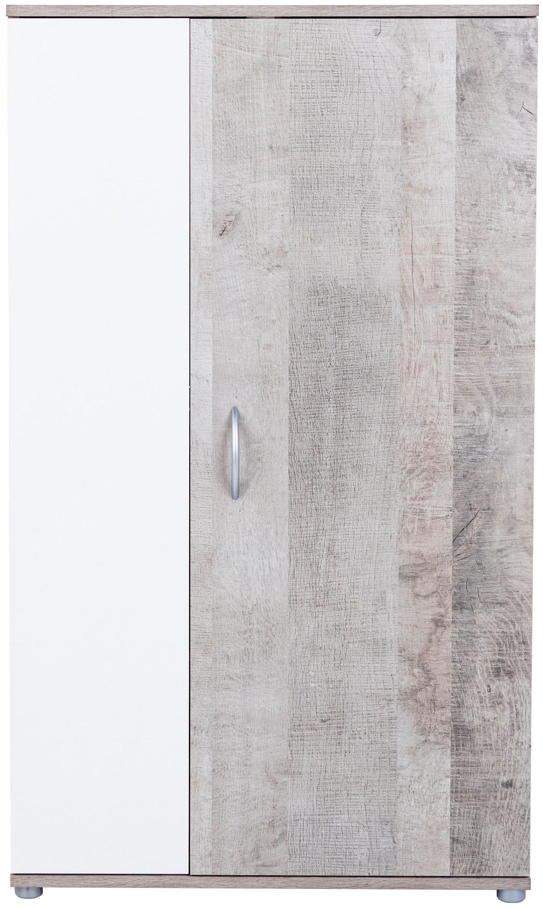 Home affaire Mehrzweckschrank Wien (H/B/T ca. 121/70/35 oder 160/70/35) Mehrzweckschrank, Melamin-Oberfläche, Einlegeböden höhenverstellbar – Bild 4 von 5