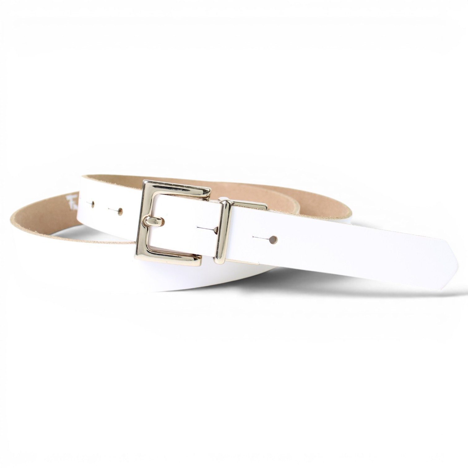 Ledergürtel Damen Rindsleder schmal