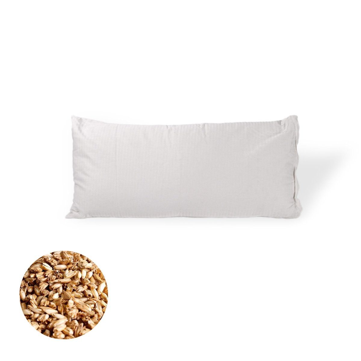 speltex Dinkelkörnerkissen mit staubfreier + waschbarer Füllung, Füllung: Dinkelspelzen (Bio), Bezug: Bio Baumwolle, Seitenschläfer, Rückenschläfer, Füllung variabel