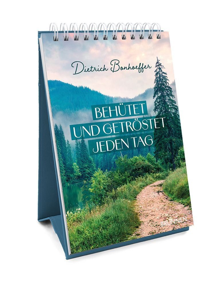Behütet und getröstet - Aufstellbuch / Dietrich Bonhoeffer, Tröstende und mutmachende Worte des bekannten Theologen kombiniert mit stimmungsvollen Fotos. Ein Begleiter für jeden Tag und ein wertvolles Geschenk.