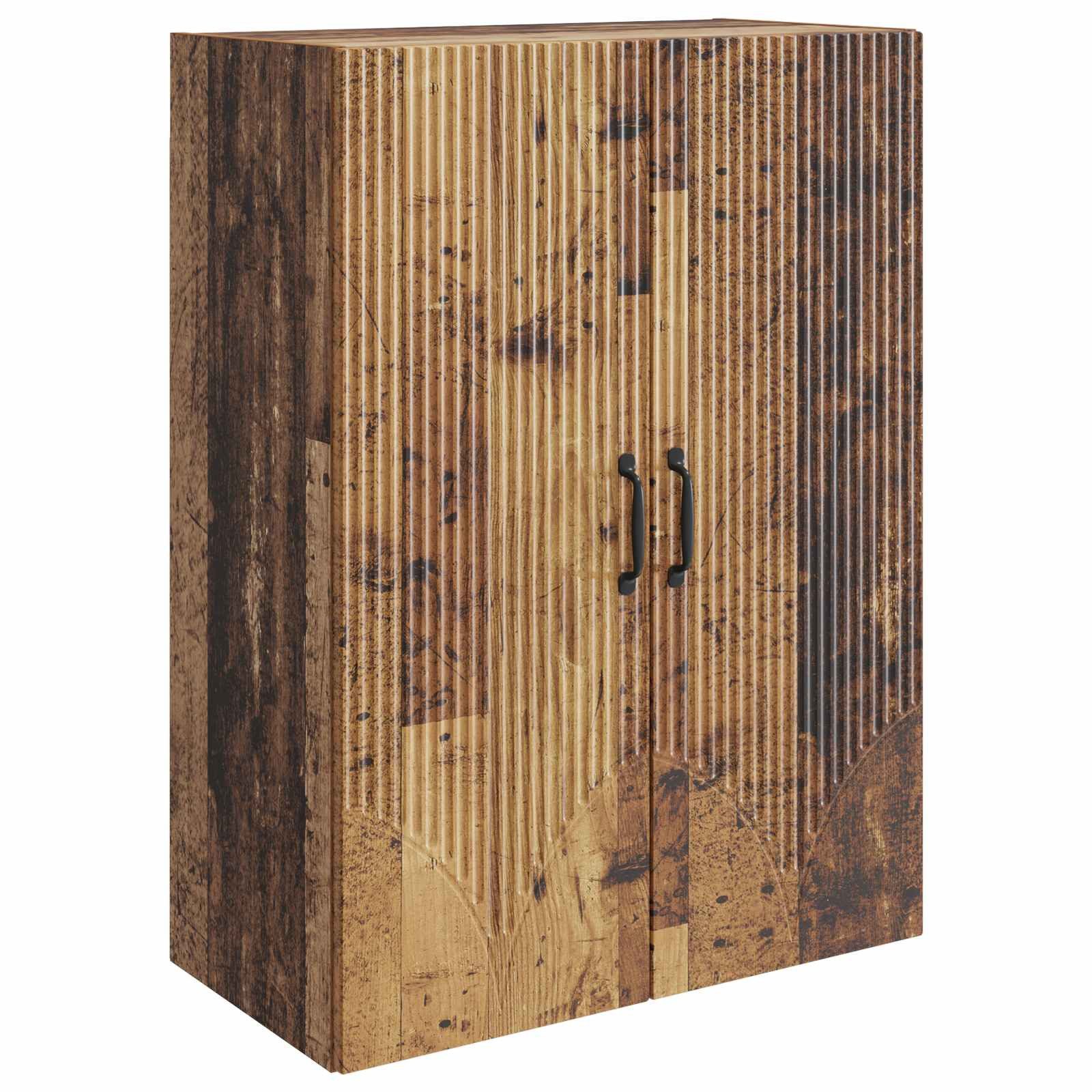 vidaXL Schranksystem Wandschrank 66 x 34,5 x 90 cm Holzwerkstoff Altholz (1-St)