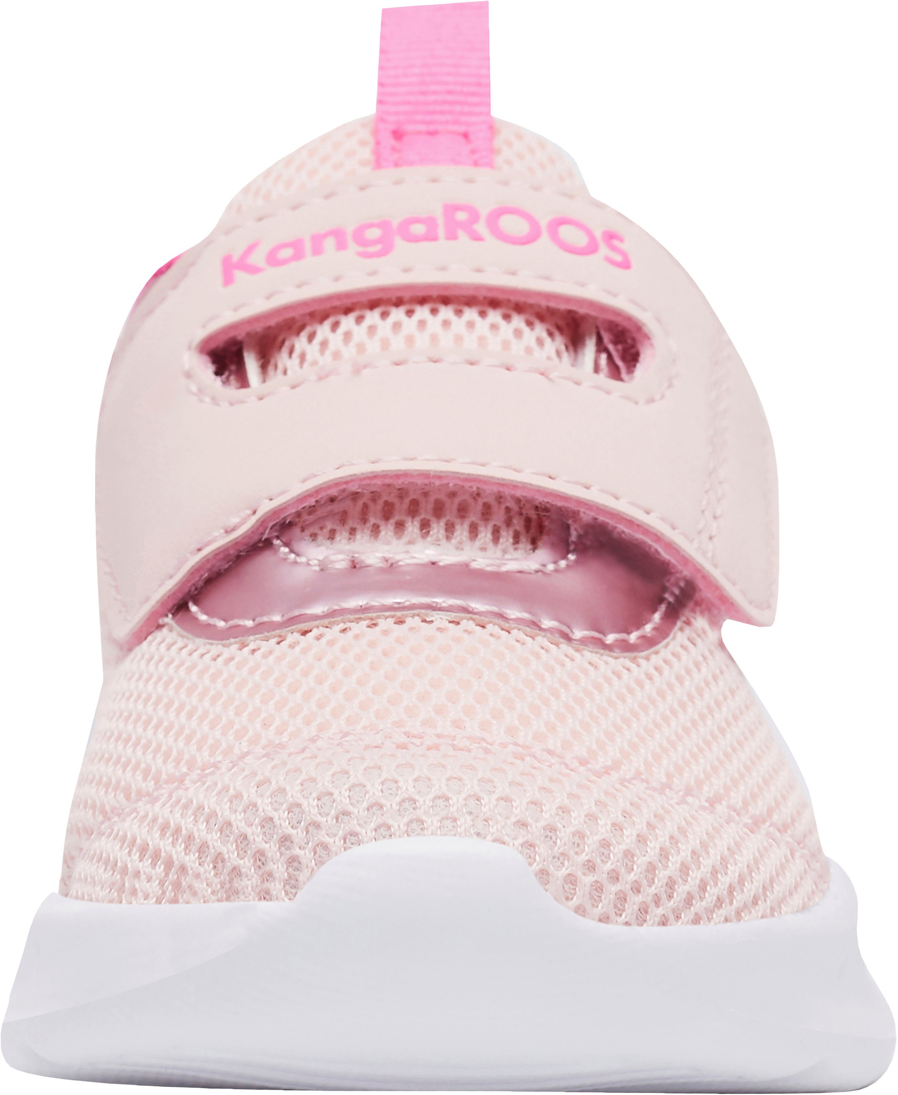 KangaROOS K-IR Sporty rosa-pink mit V Sneaker Klettverschluss