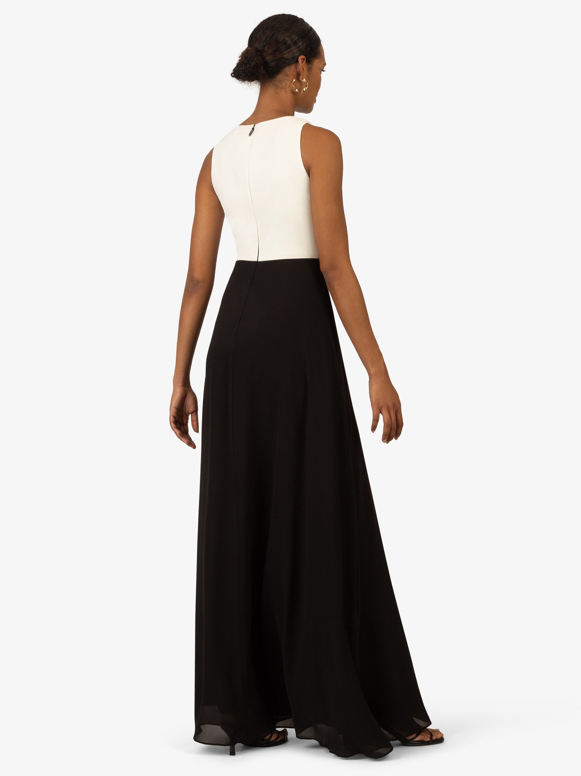 Kraimod Abendkleid im Zwei-Farben-Design