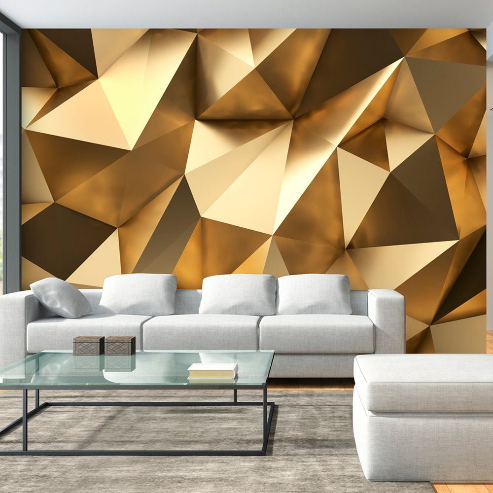 KUNSTLOFT Vliestapete Golden Dome 1x0.7 m, halb-matt, lichtbeständige Design Tapete