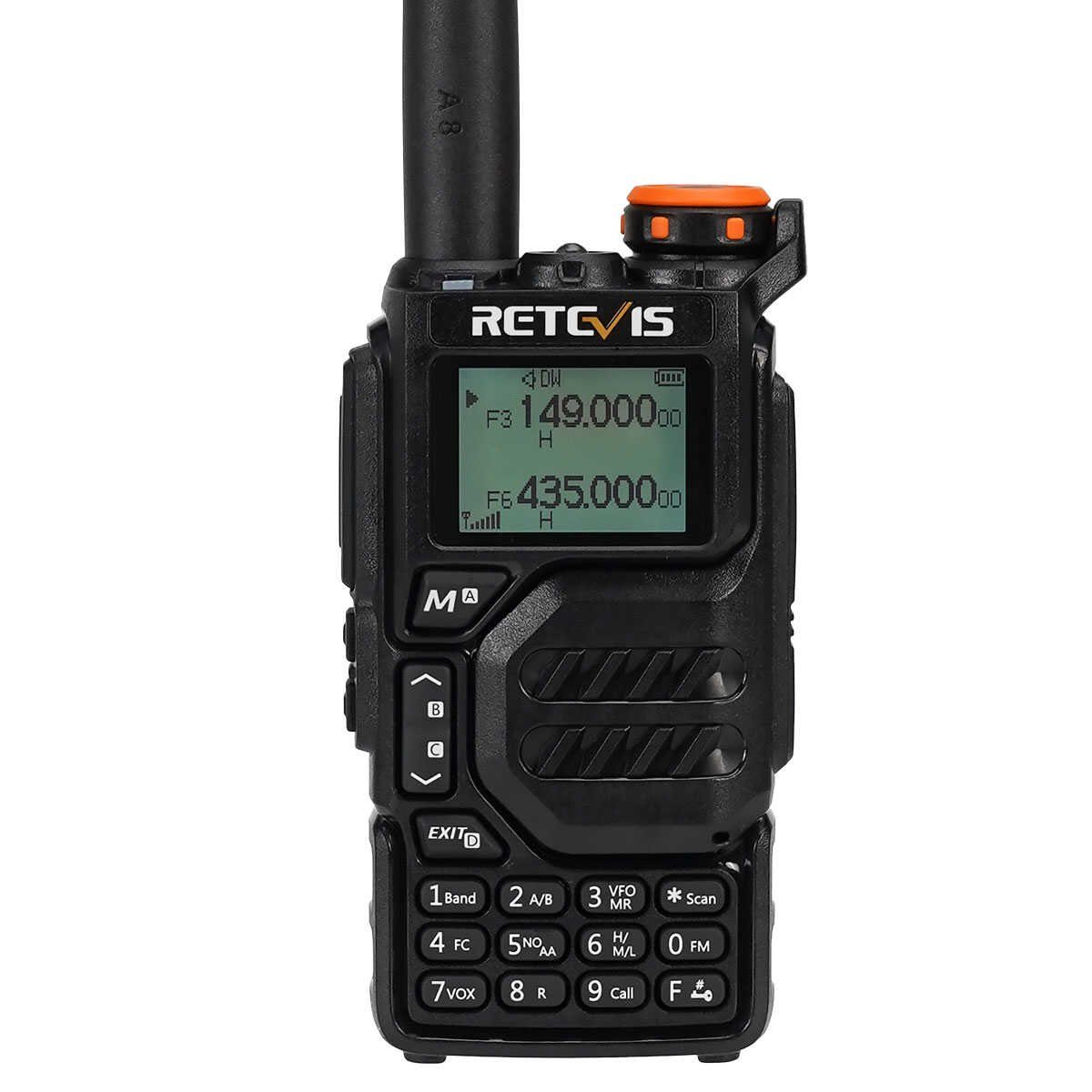 Retevis Walkie Talkie RA79 Walkie Talkie mit Channel Sync 1400mAh Akku für Reisen, Camping