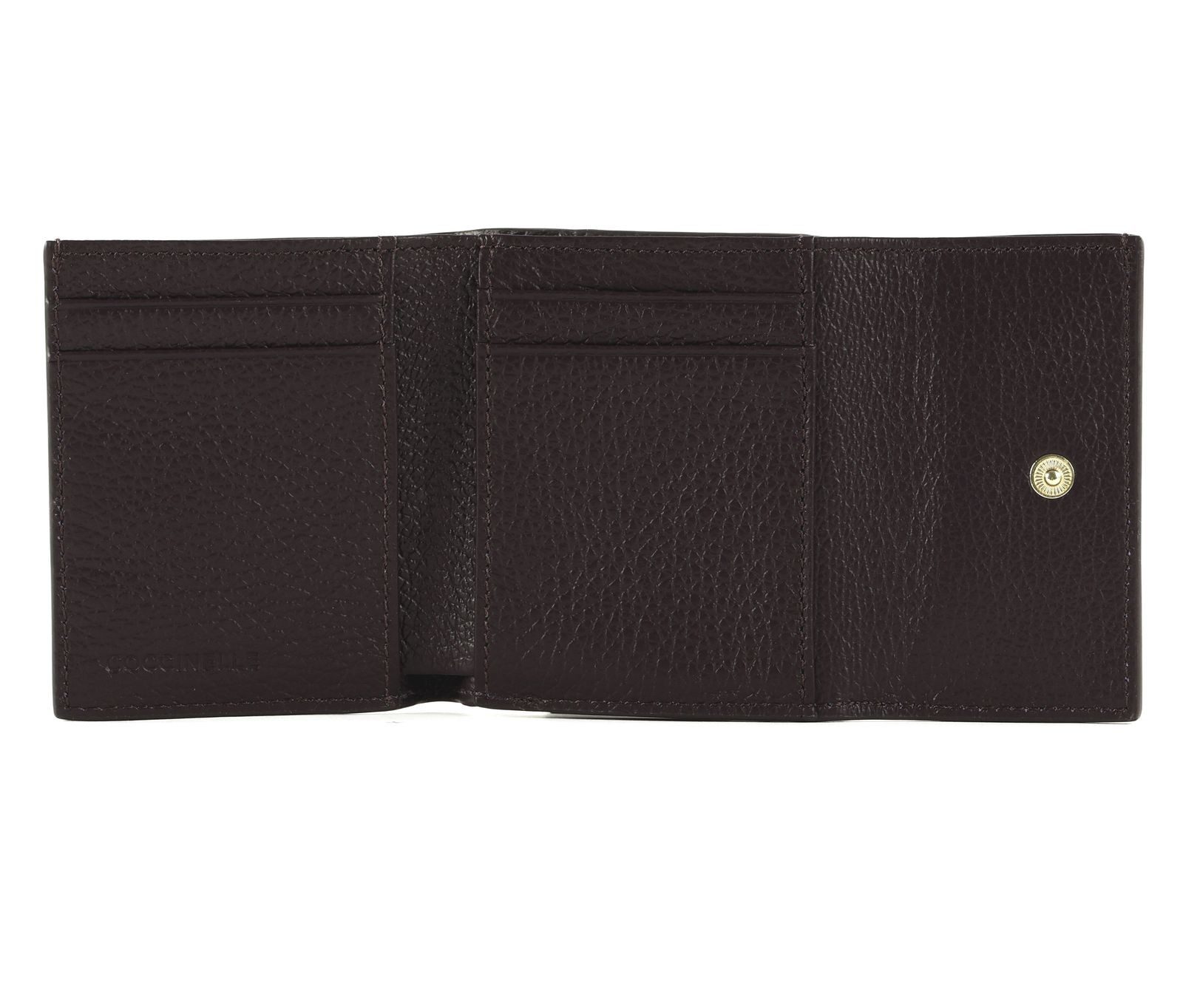 COCCINELLE Geldbörse Wallet Grained Leather, aus echtem Rindsleder mit RFID-Blocker Schutz
