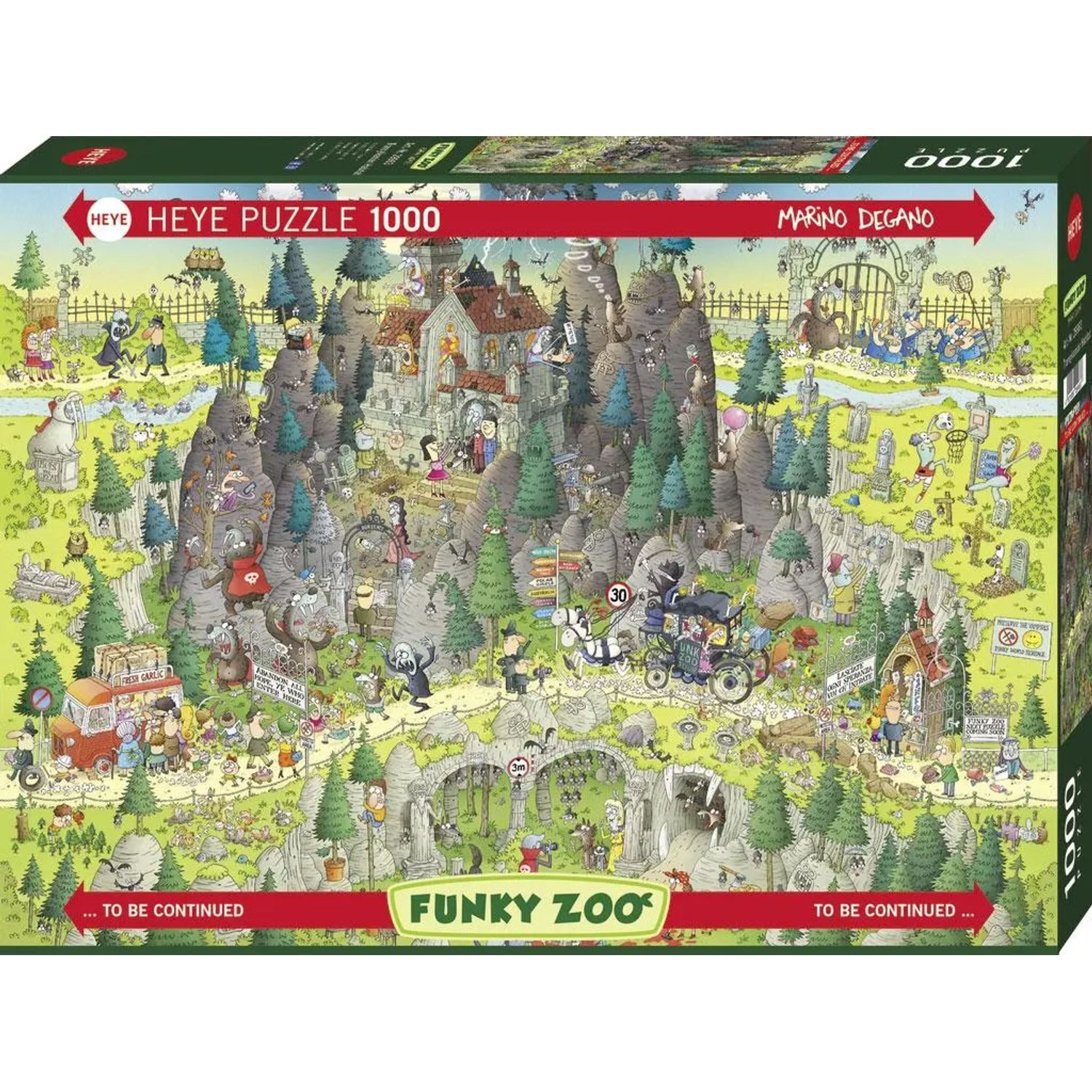 HEYE Puzzle Transylvanian Habitat Puzzle 1000 Teile, 1000 Puzzleteile