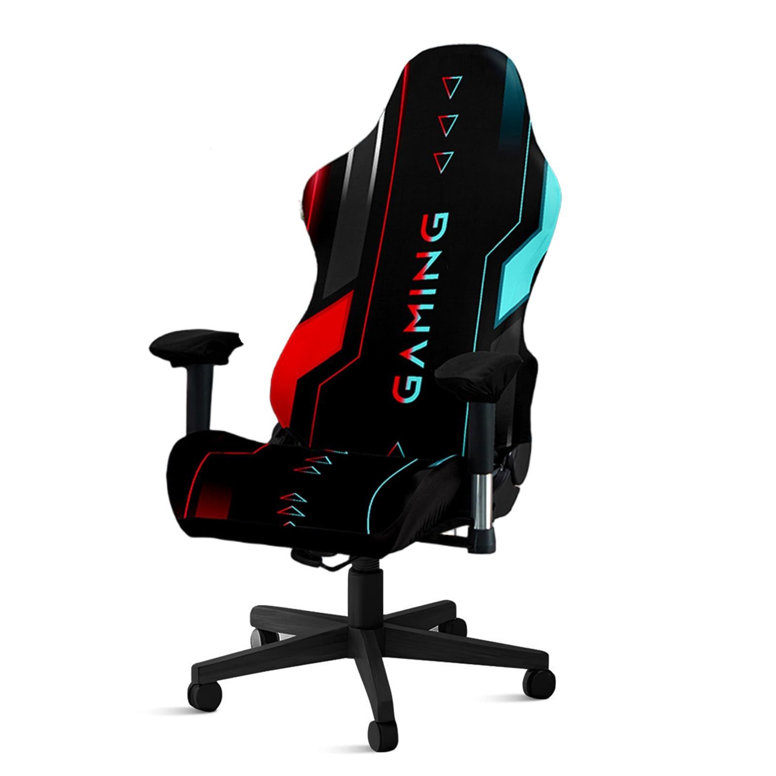 Agger Stuhlhusse Gaming Stuhlbezug Stretch – Universeller Gamingstuhl Bezug, Elastischer Bürostuhlbezug, Waschbar & Rutschfest