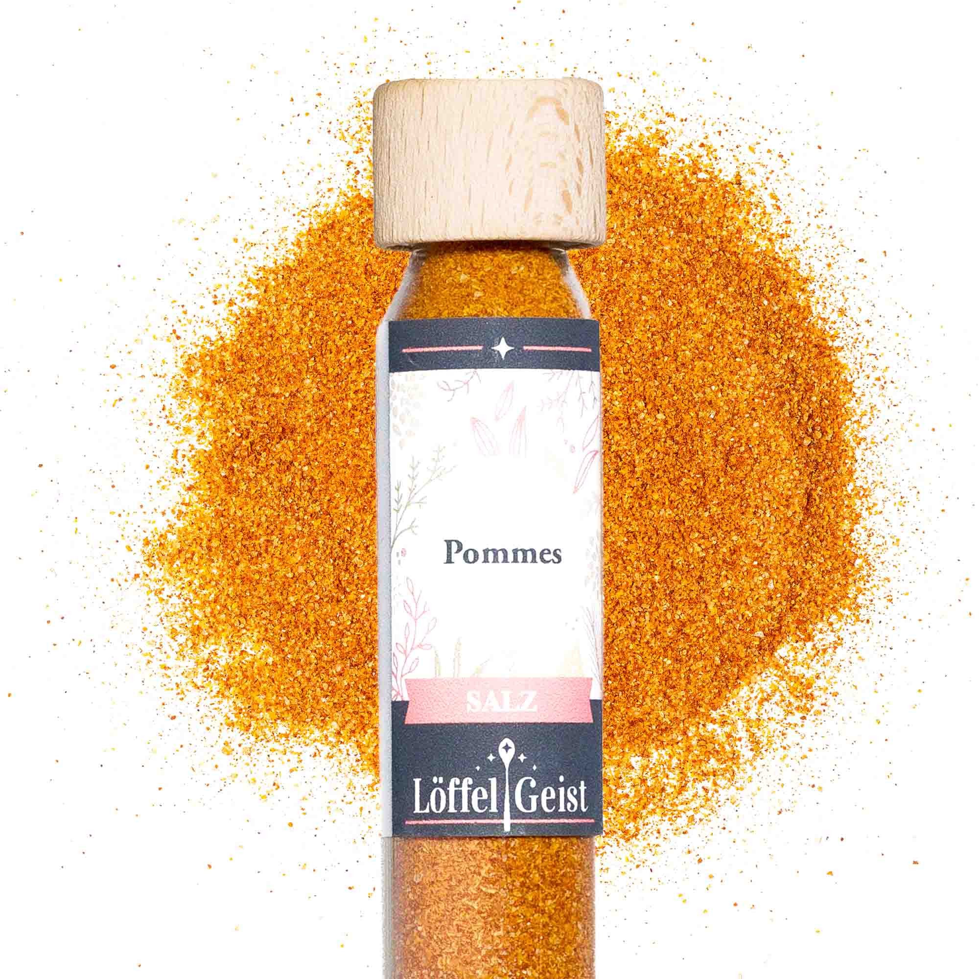 Löffelgeist Gewürz Pommes Salz(45g im praktischen Dosierglas)