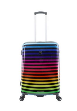 Saxoline® Koffer Color Strip, aus Polycarbonat-Material