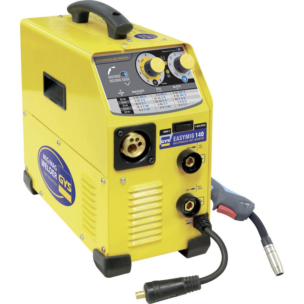 GYS Elektroschweißgerät GYS EASYMIG 140 MIG/MAG-Schweißgerät 30 - 140 A