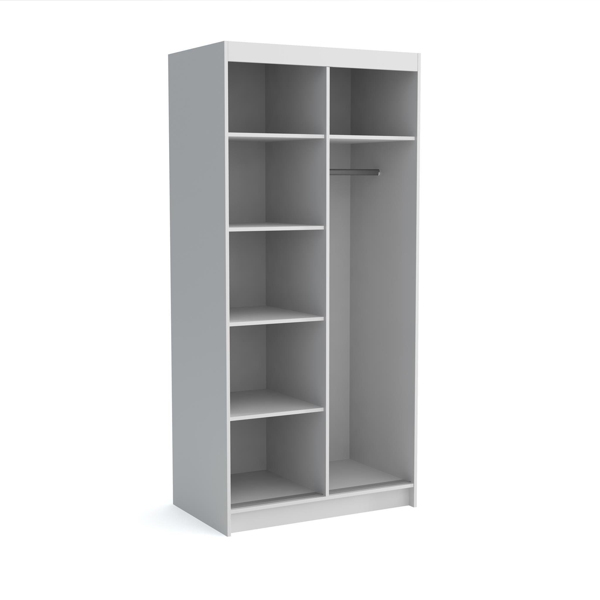 Beautysofa Schiebetürenschrank Niko (stilvoll Kleiderschrank, 100 günstig online kaufen
