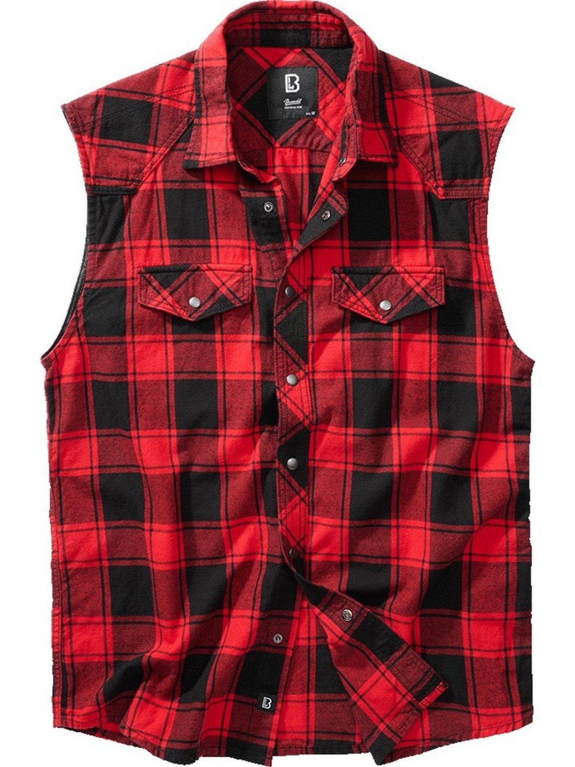 Brandit Langarmhemd Check Shirt Sleeveless
