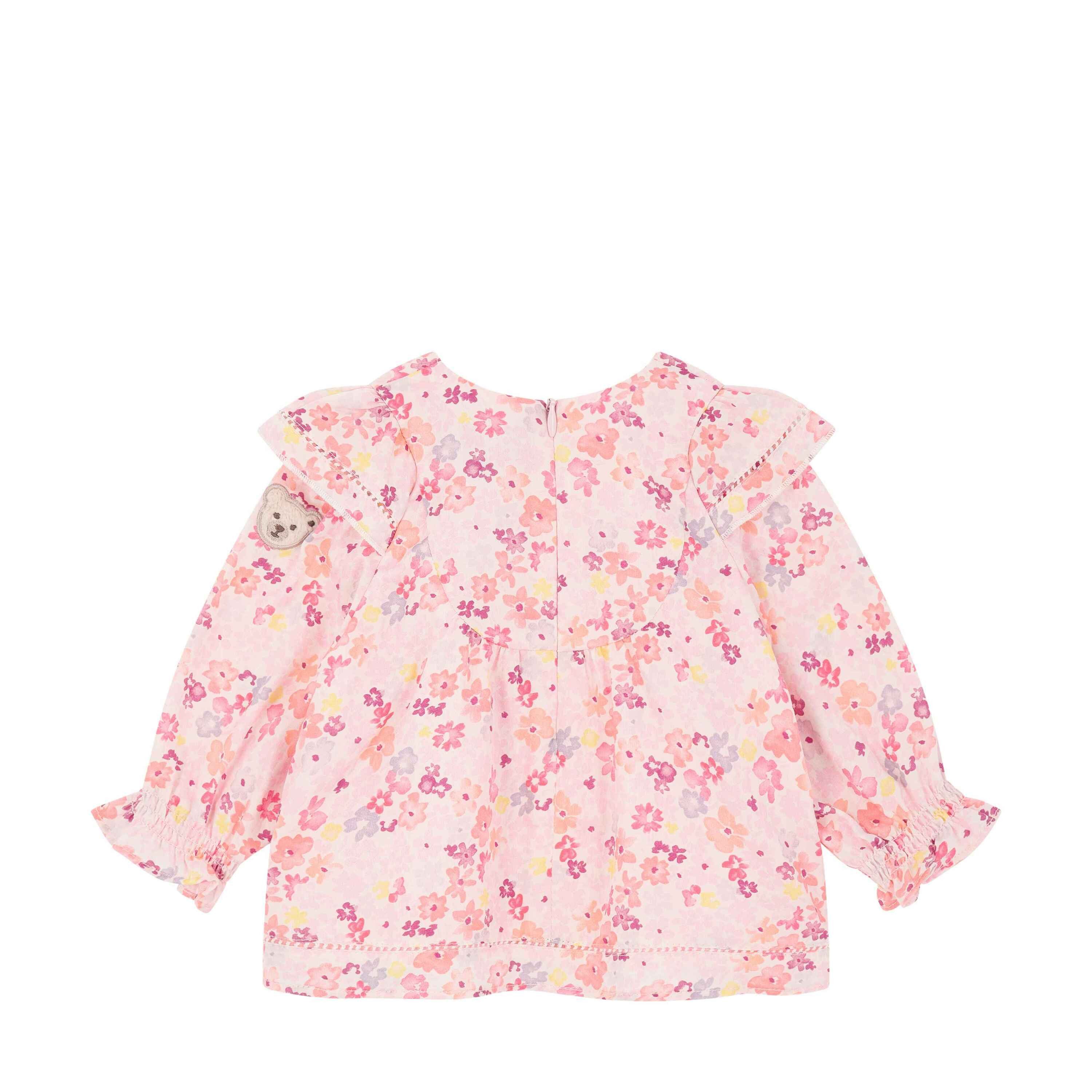 Steiff Langarmbluse Bluse langarm Balletcore, gefüttert