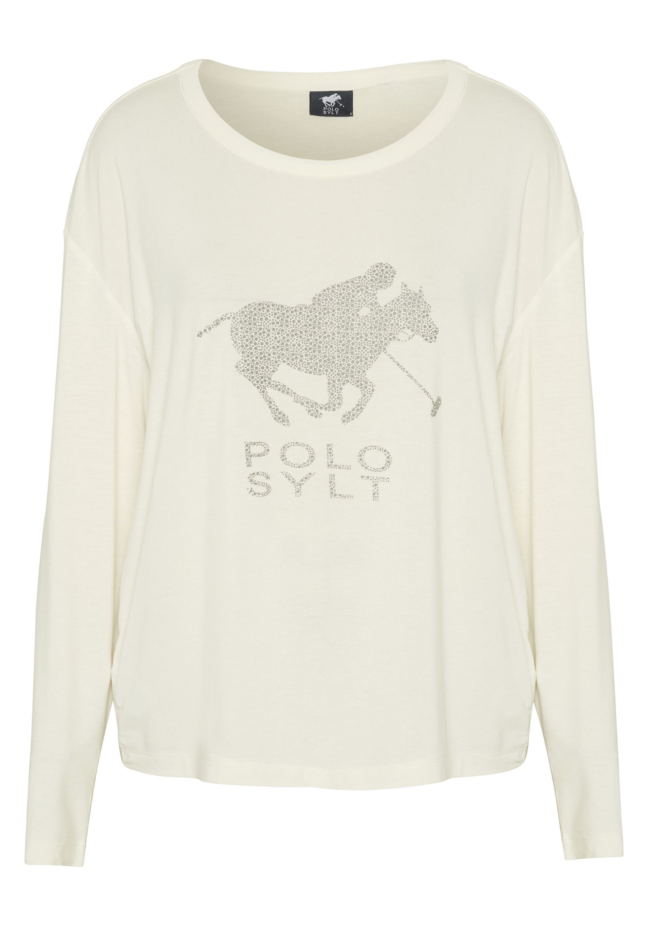 Polo Sylt Langarmshirt mit Logo-Motiv und günstig online kaufen