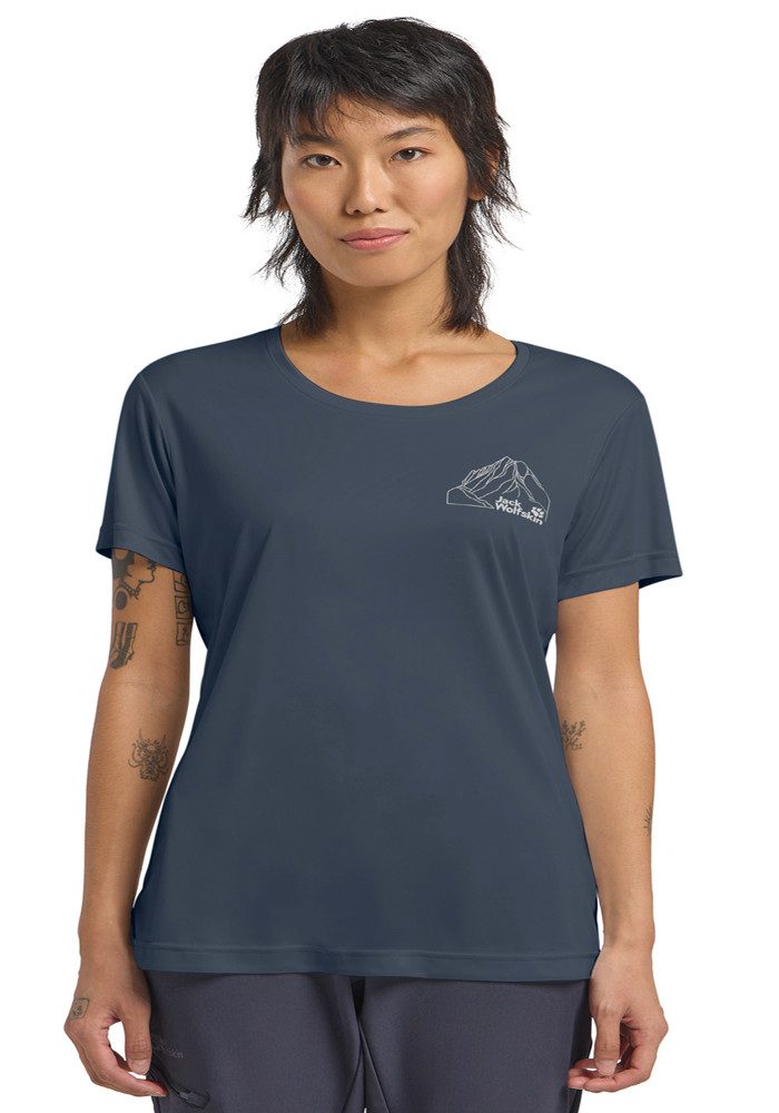 Jack Wolfskin T-Shirt PEAK GRAPHIC T W