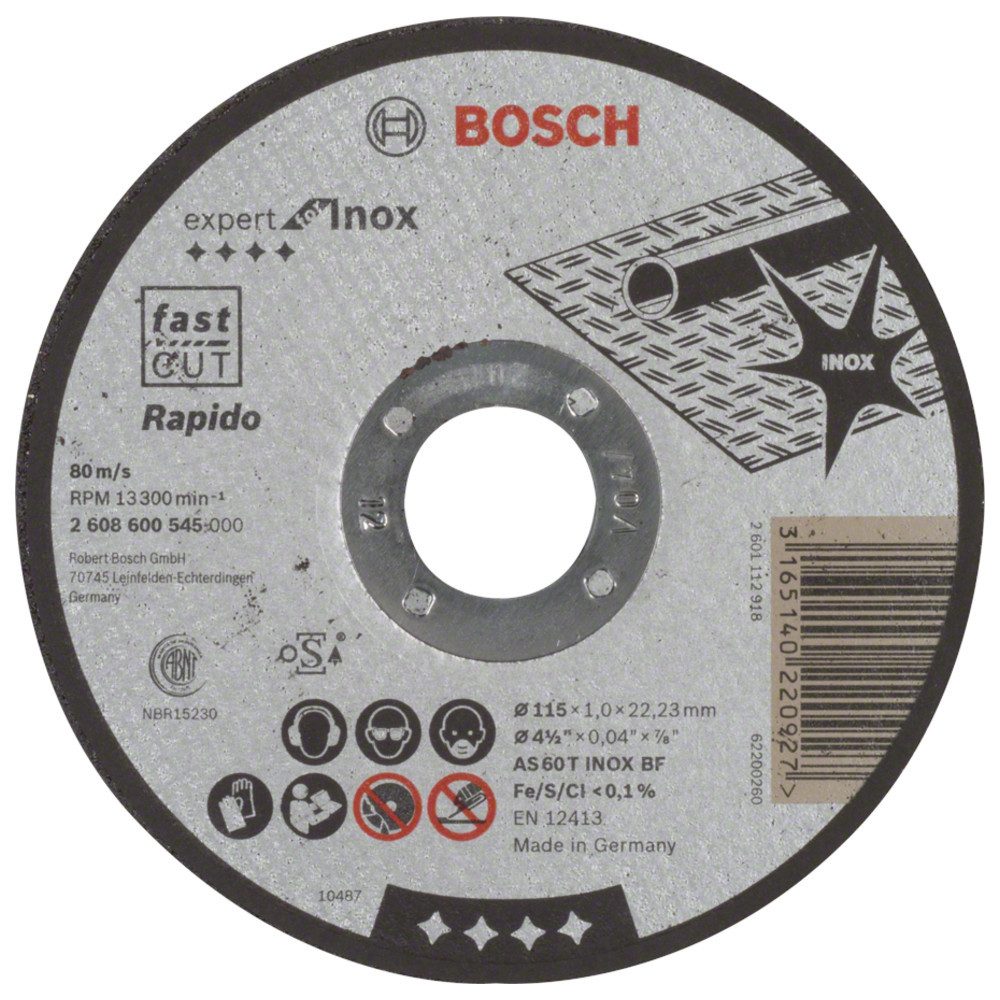 Bosch Professional Trennscheibe Trennscheibe Expert for Inox