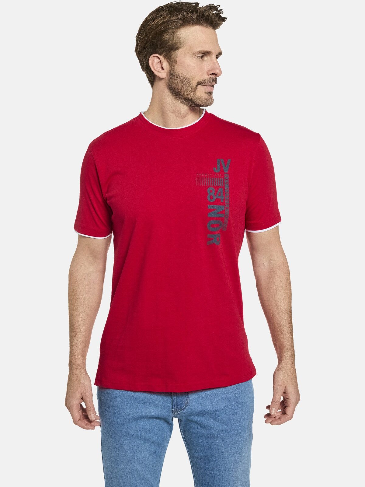 Jan Vanderstorm T-Shirt FLEMMING mit nordischem günstig online kaufen