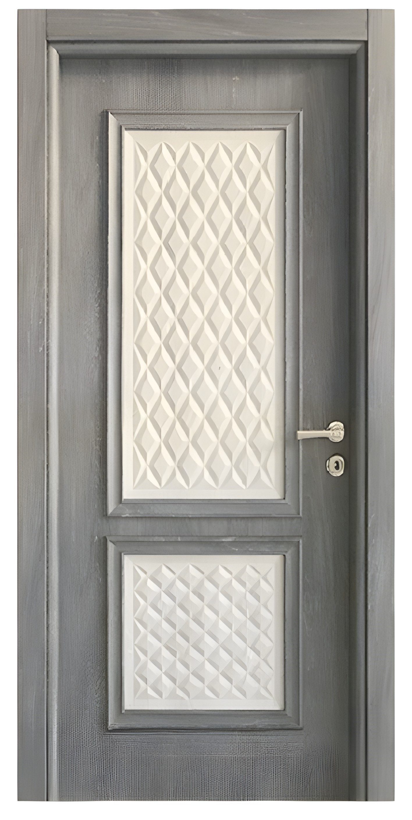 JVmoebel Zimmertür Graue Holztür im Designer-Stil für moderne Wohnungen