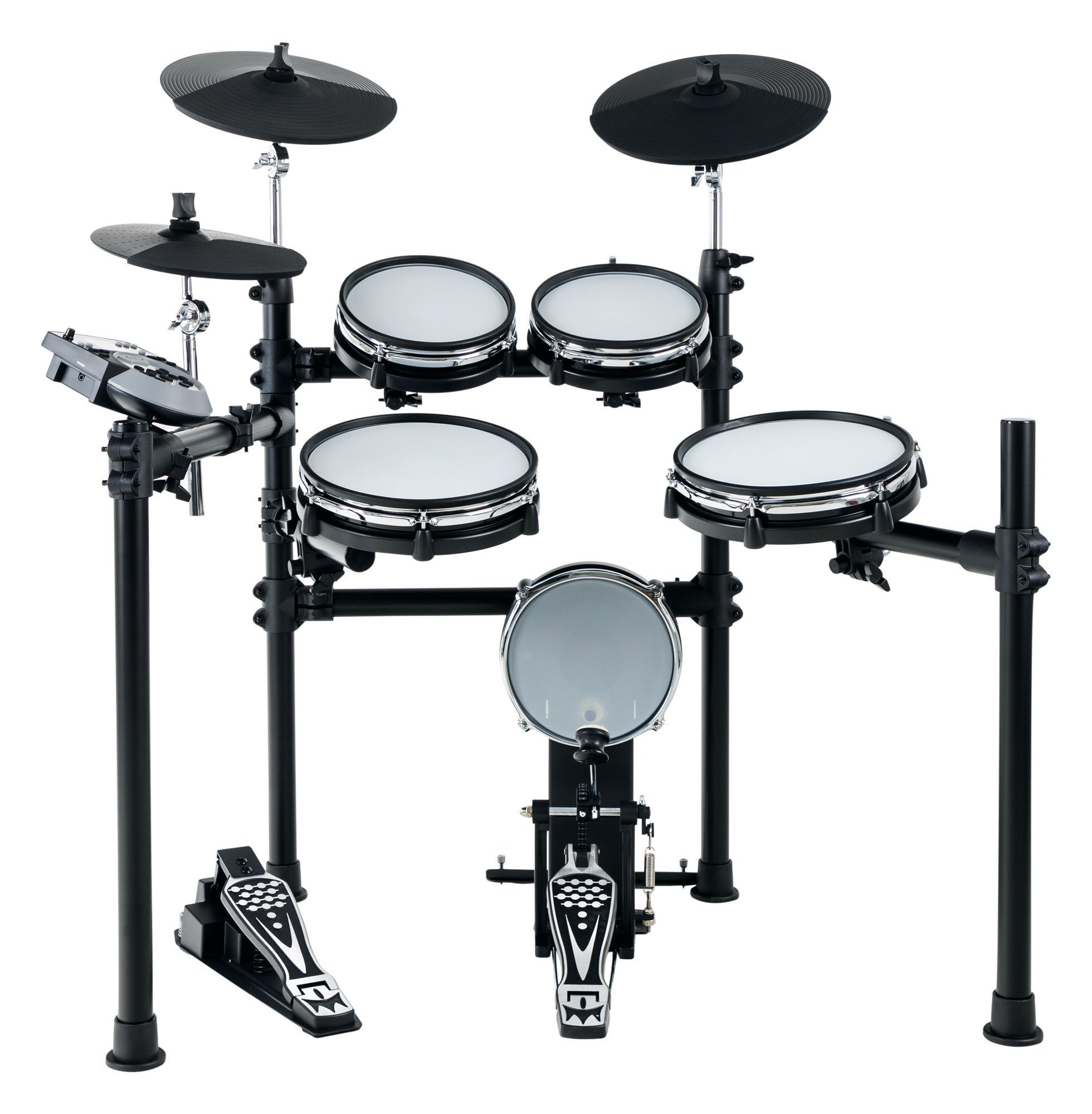 XDrum E-Drum DD-530 E-Drum mit Mesh Heads inkl. Hocker Set, 13-St., USB MIDI, 45 Drumkits, 400 Sounds und Lernmodus